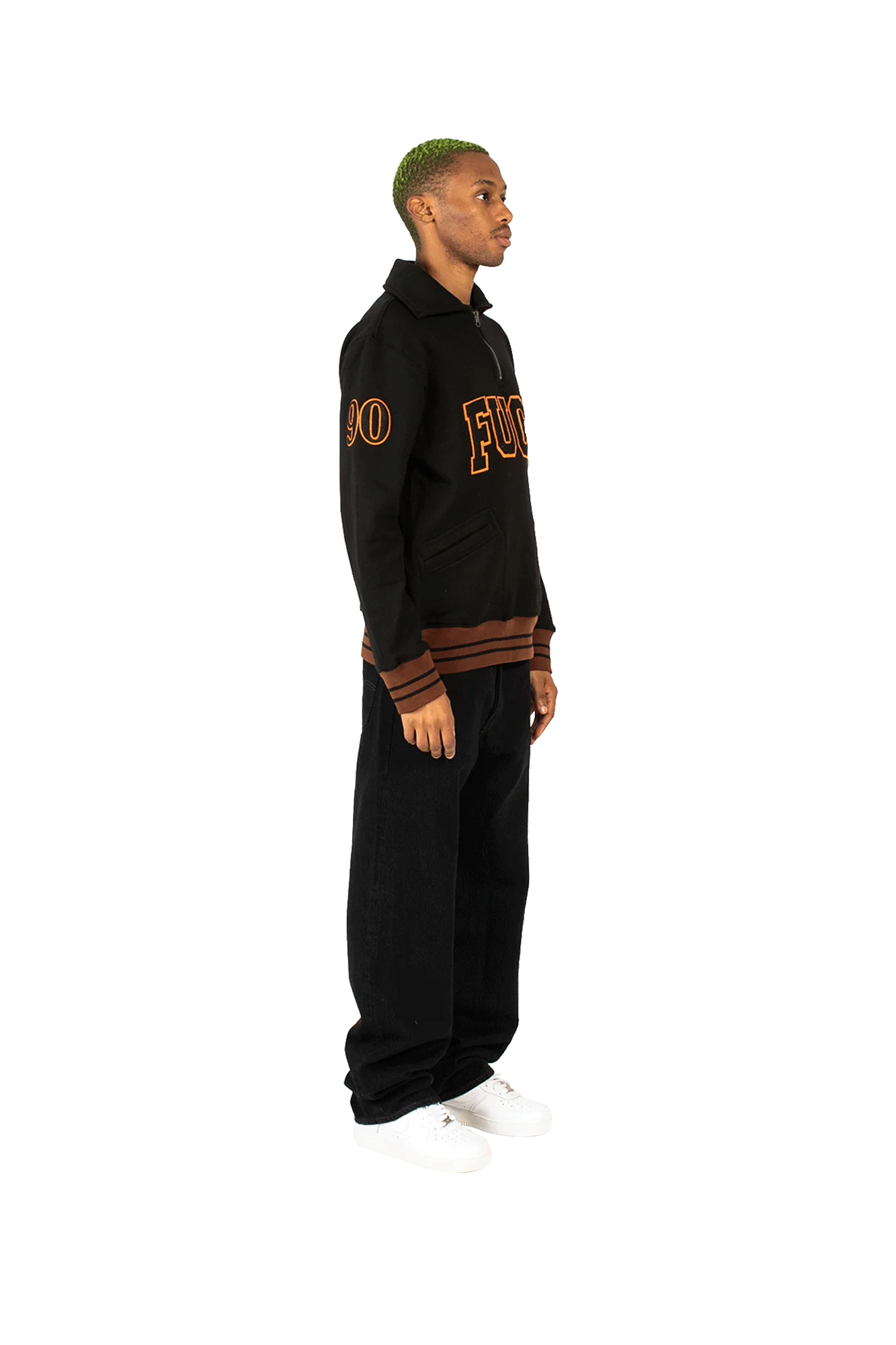 Academy Logo Quarter Zip Sweater - Image 2
