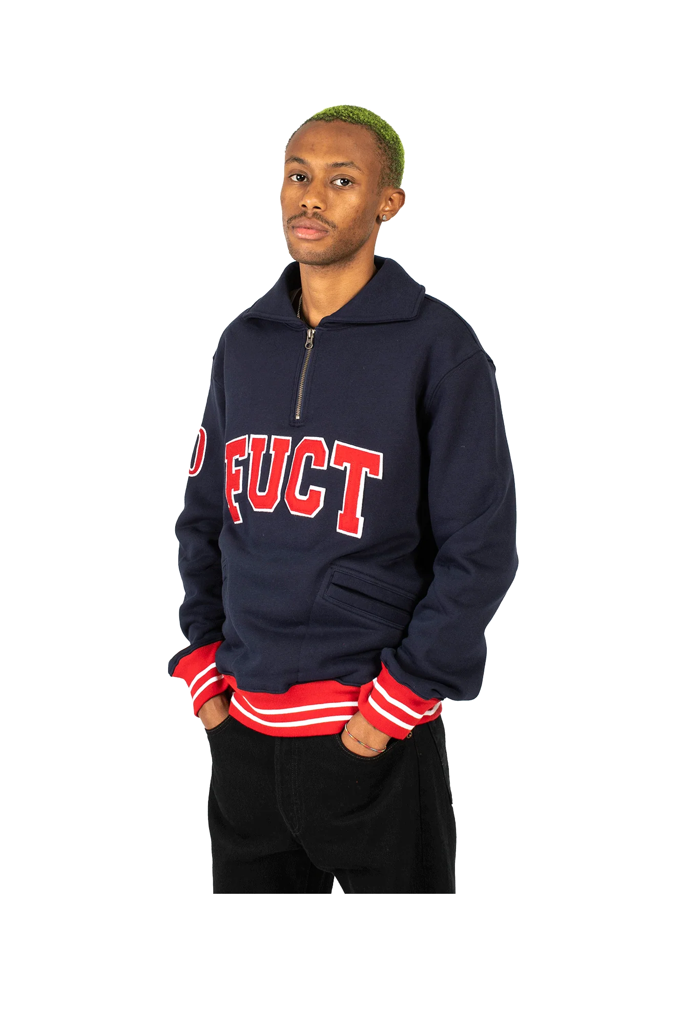 Academy Logo Quarter Zip Sweater - Image 4
