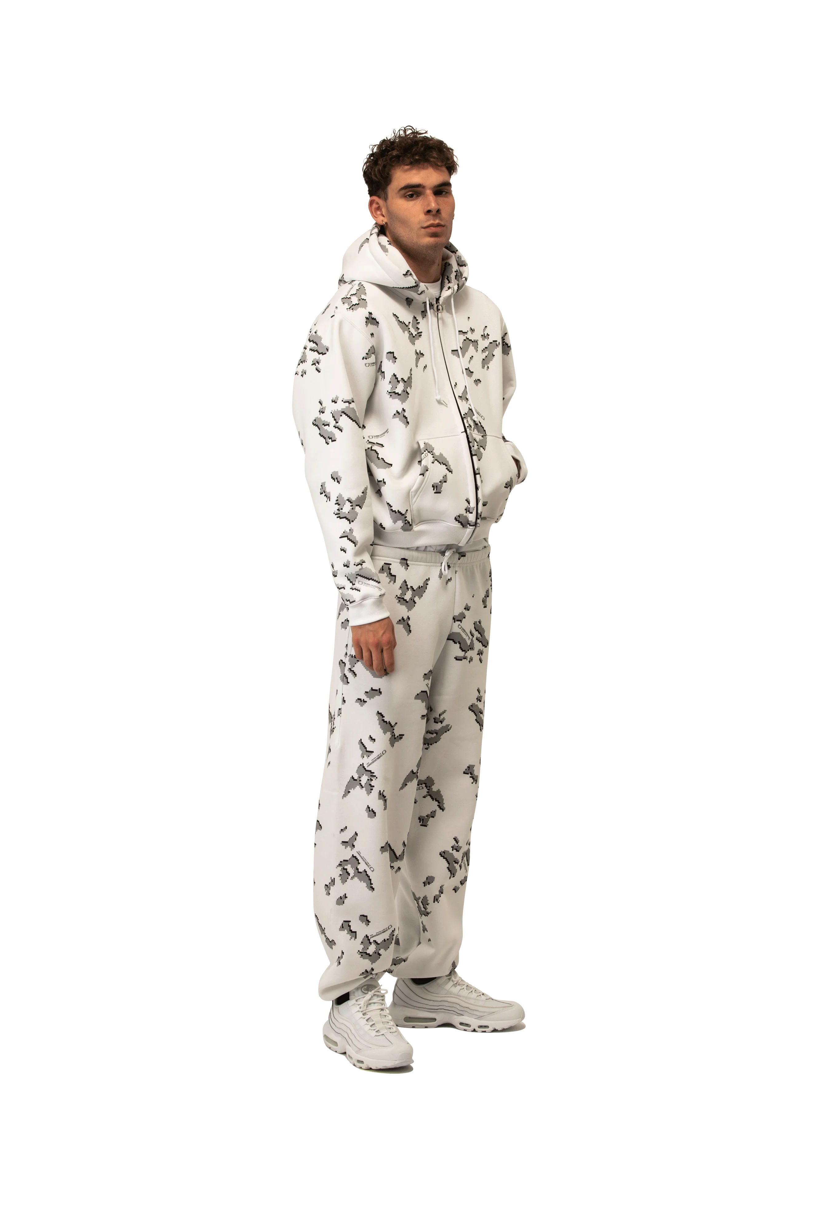 Artic Digi Camo Zipped Hoodie - Image 2
