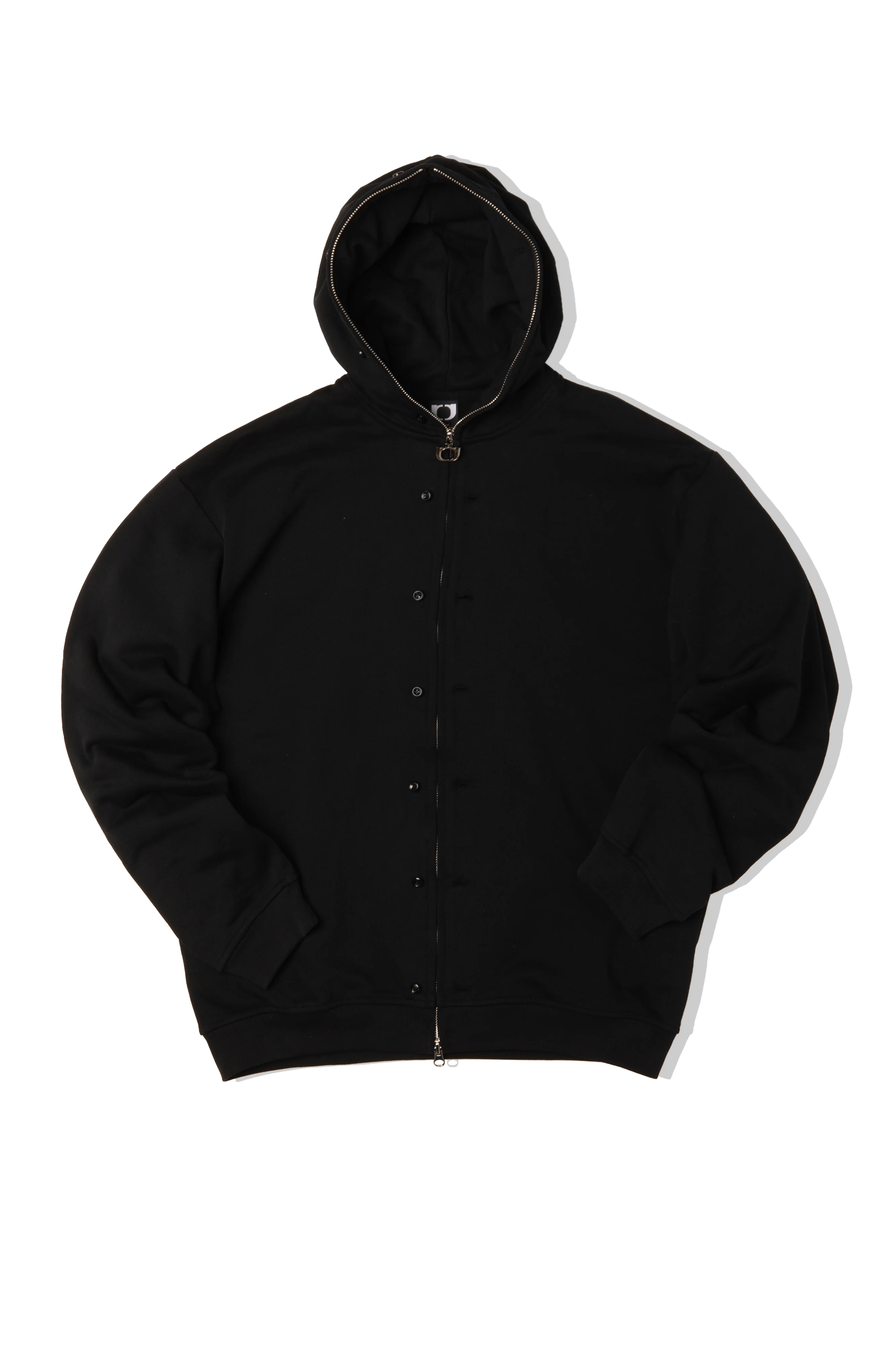 Button Up Zip-Up Sweatshirt. - Image 8