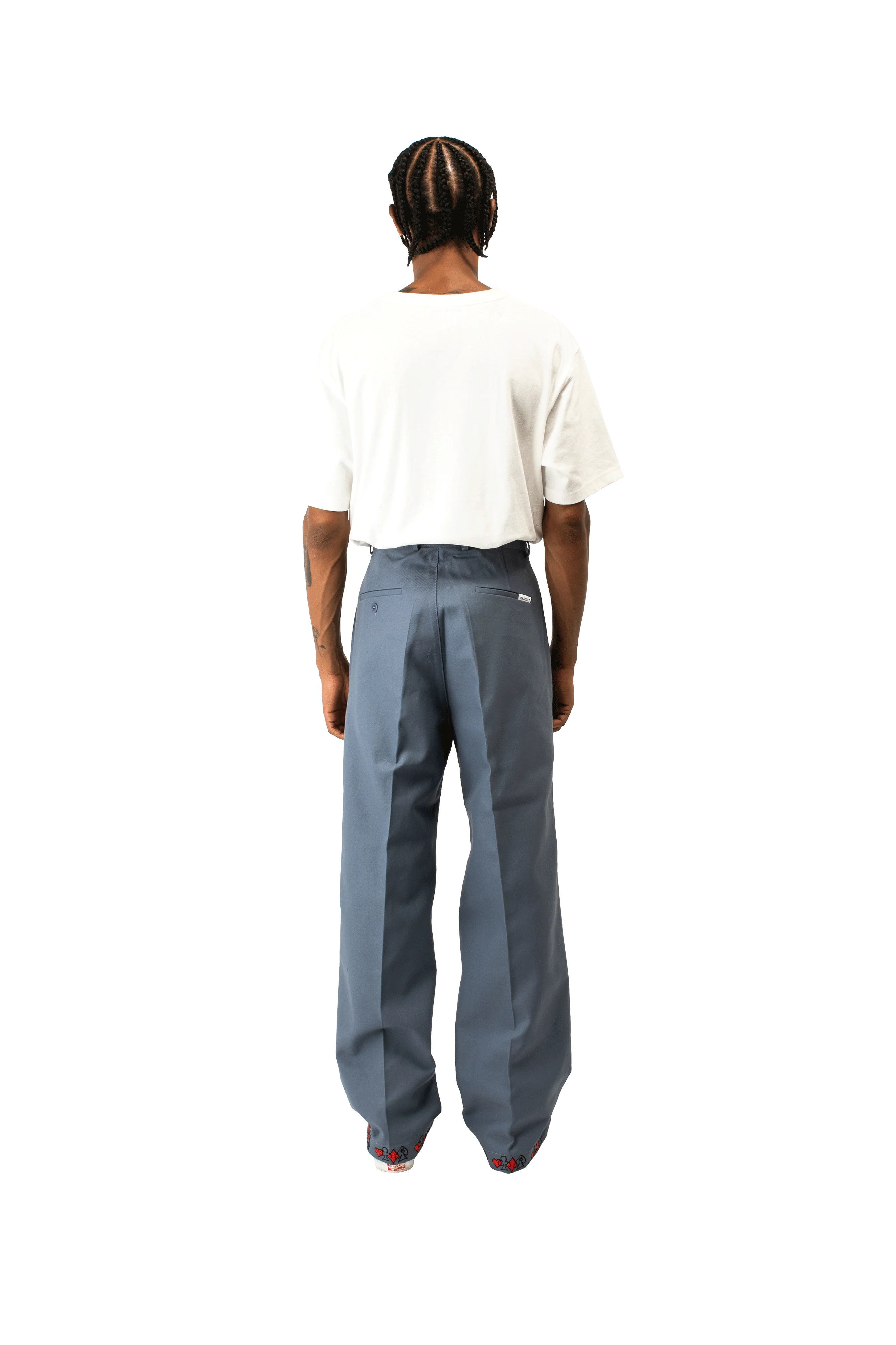 Card Suite Pleated Trouser - Image 3