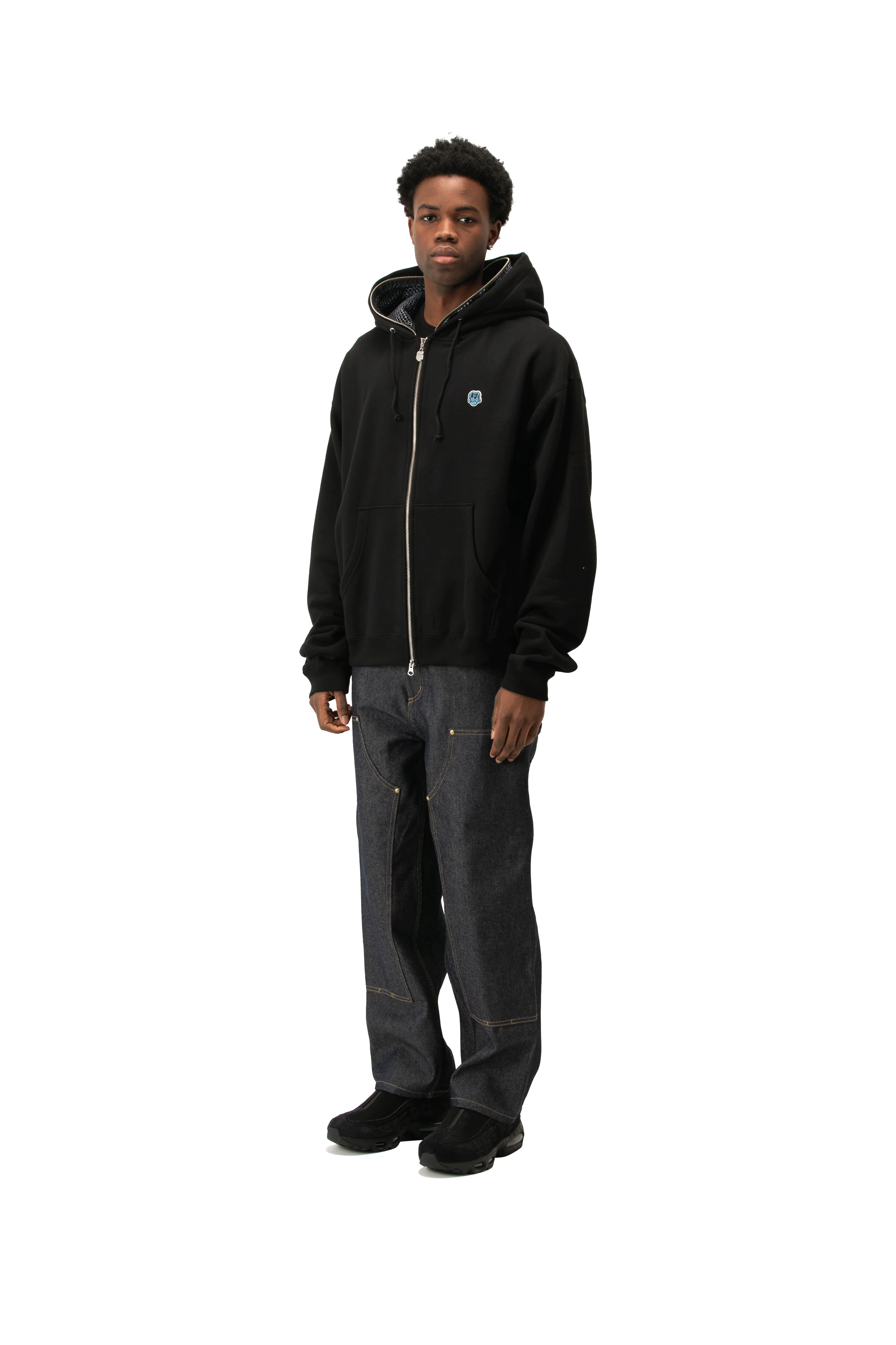 Clown Mesh Zip Hoodie