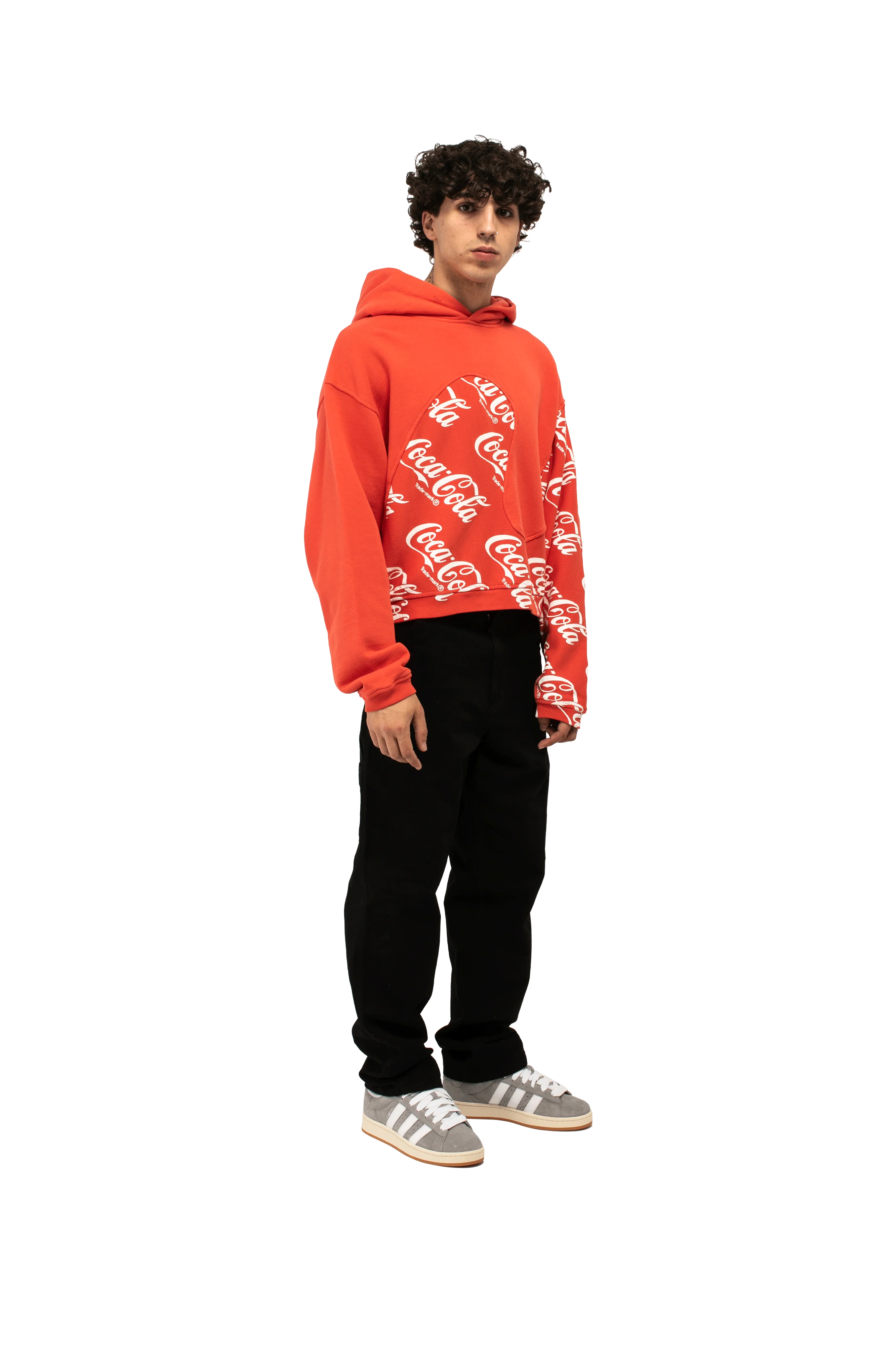 Coca Cola Swirl Hoodie Knit - Image 2