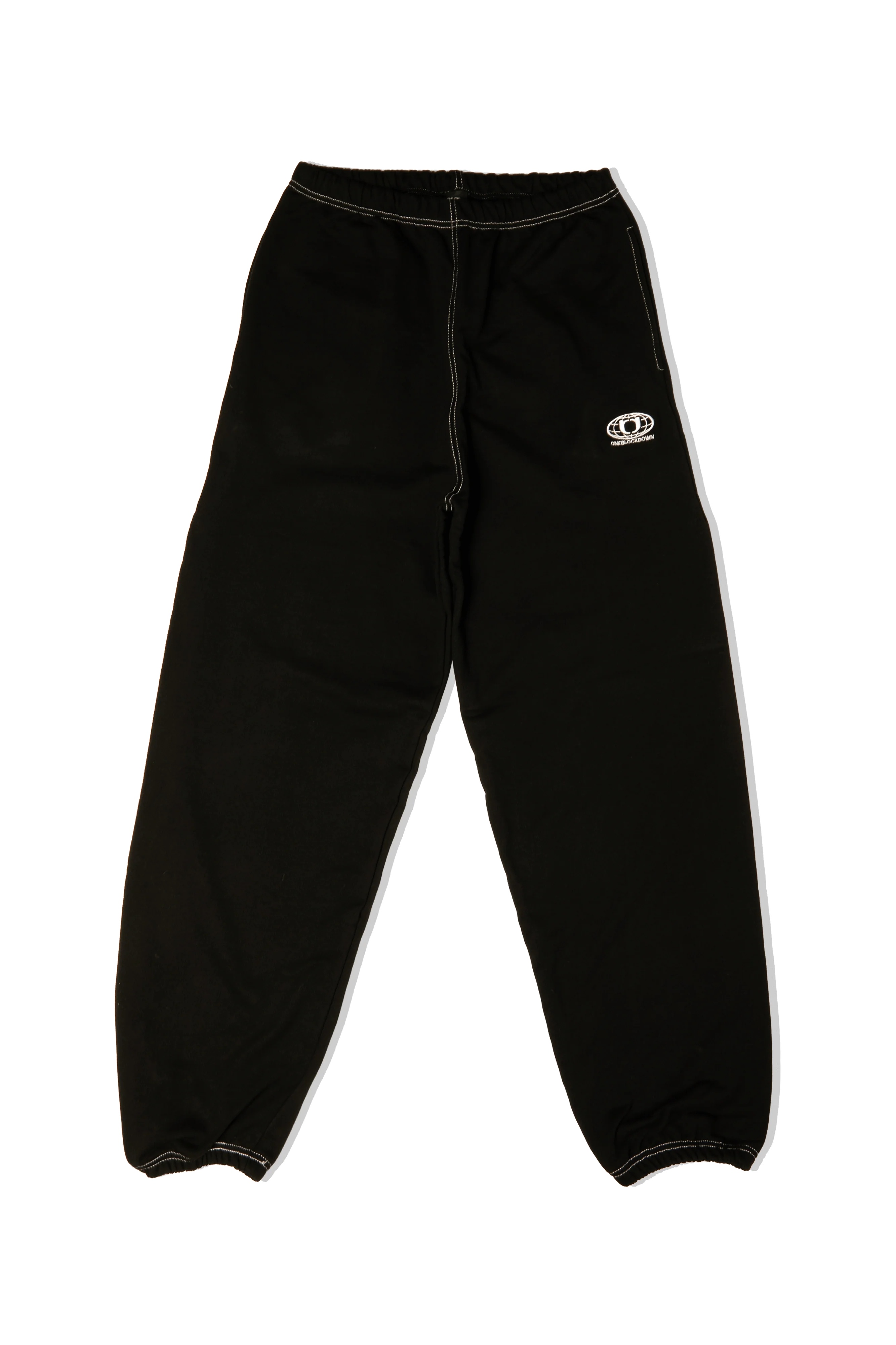 Contrast Logo Baggy Sweatpants - Image 7