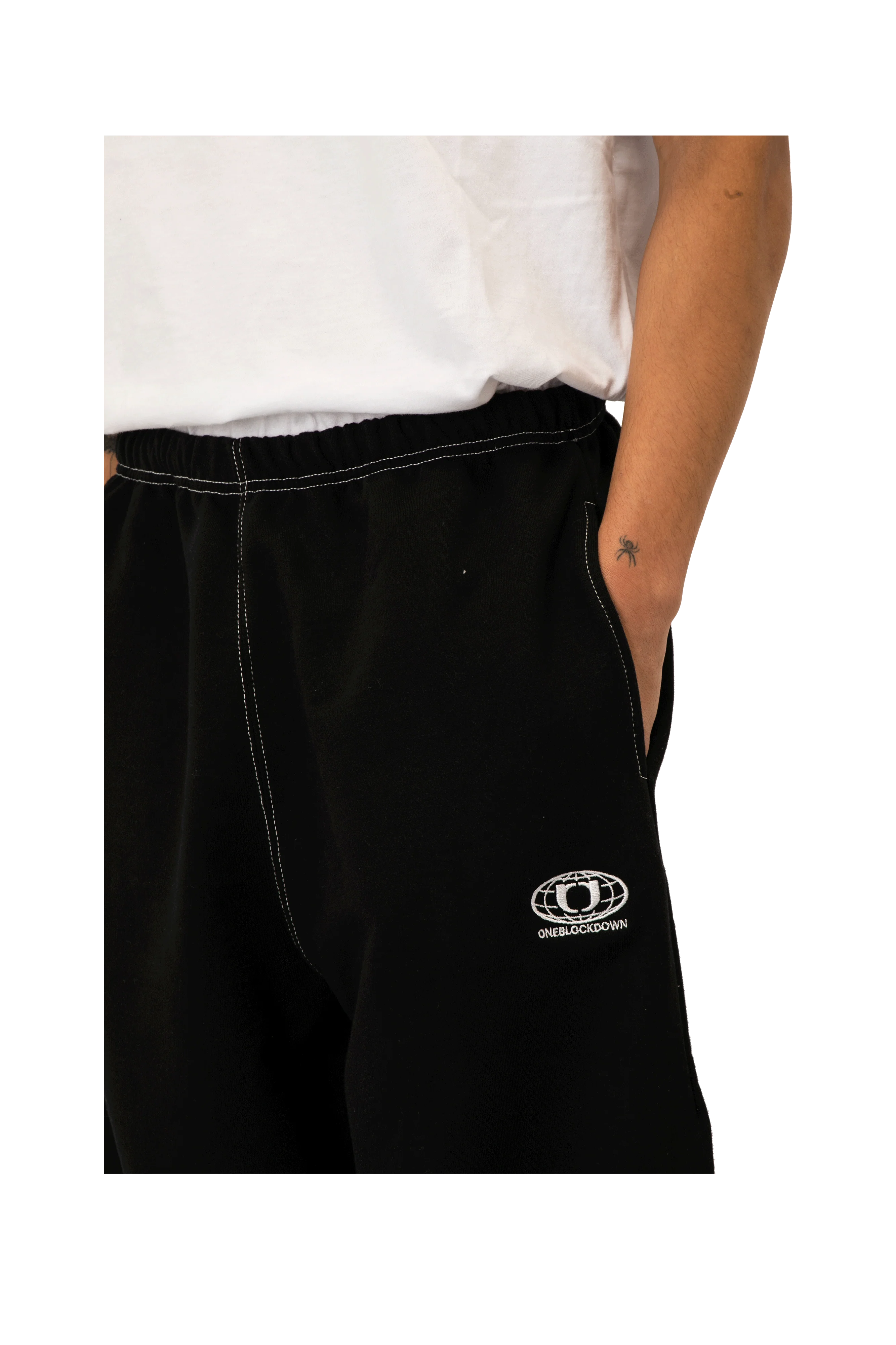 Contrast Logo Sweatpants - Image 4