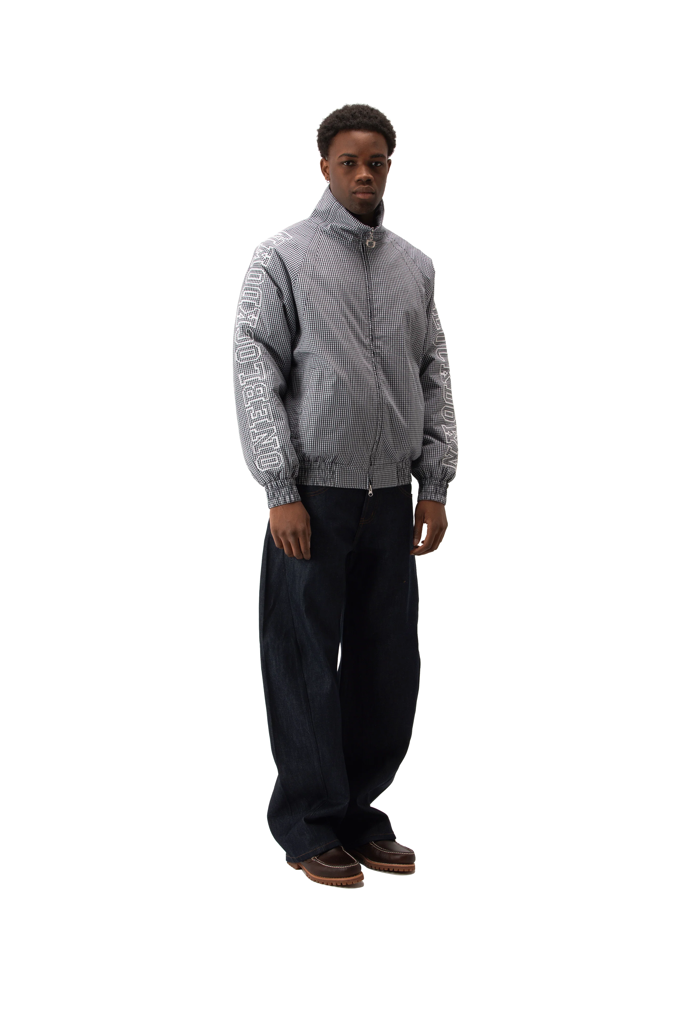Cotton Vichy Outline Jacket. - Image 2