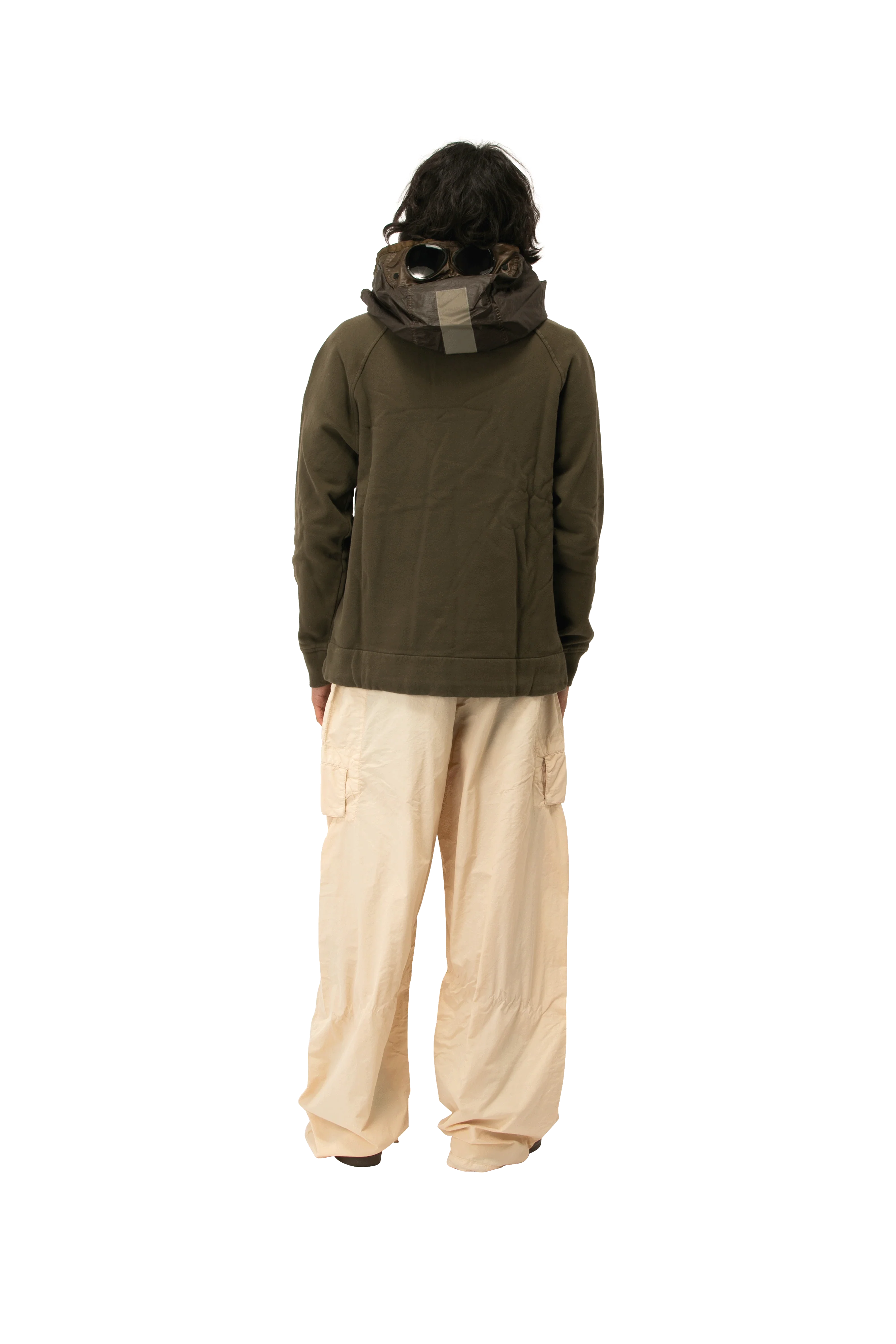 Diagonal 2/1 Goggle Hooded Sweatshirt - Image 3