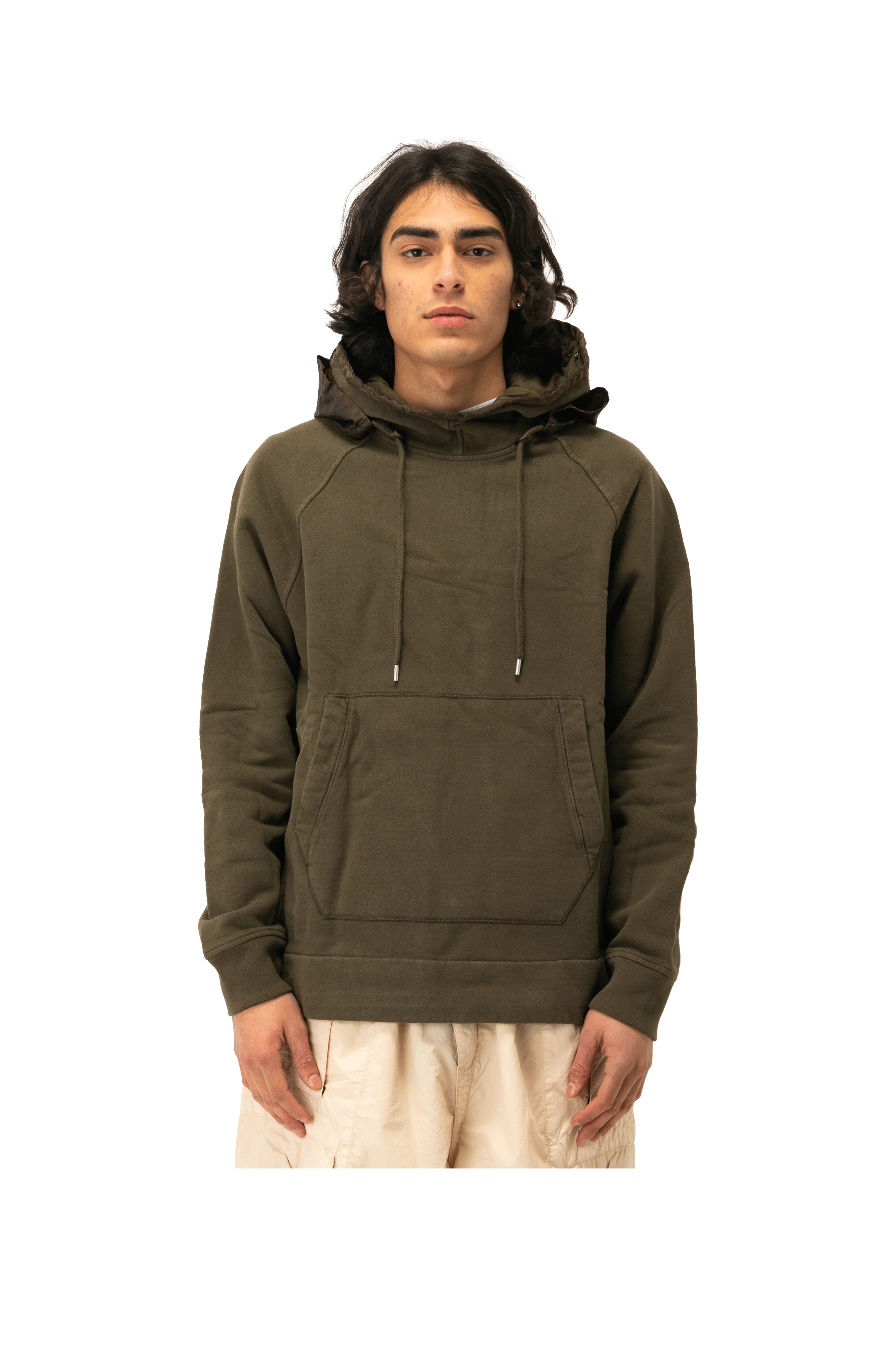 Diagonal 2/1 Goggle Hooded Sweatshirt - Image 9