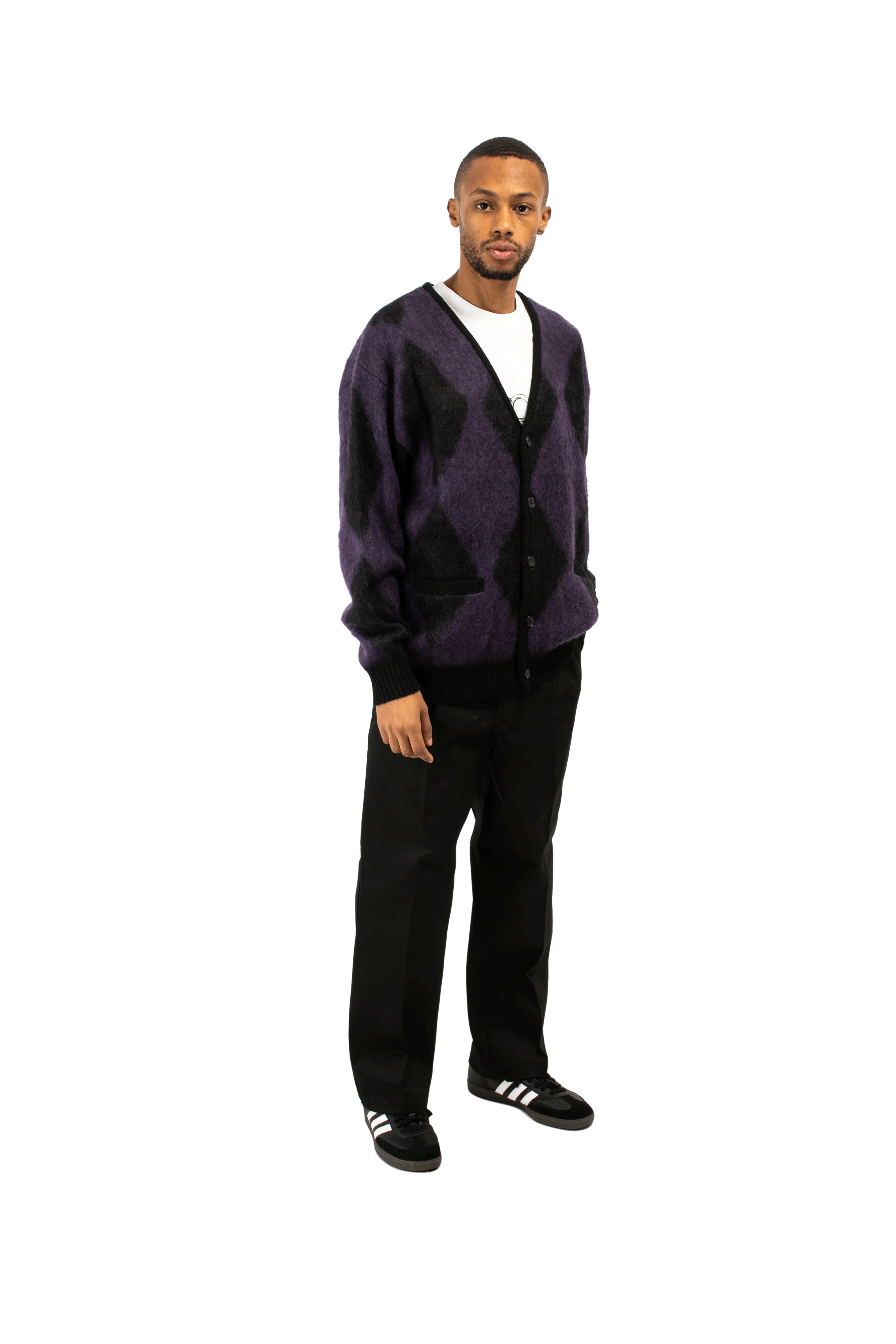 Diamond Mohair Cardigan - Image 2