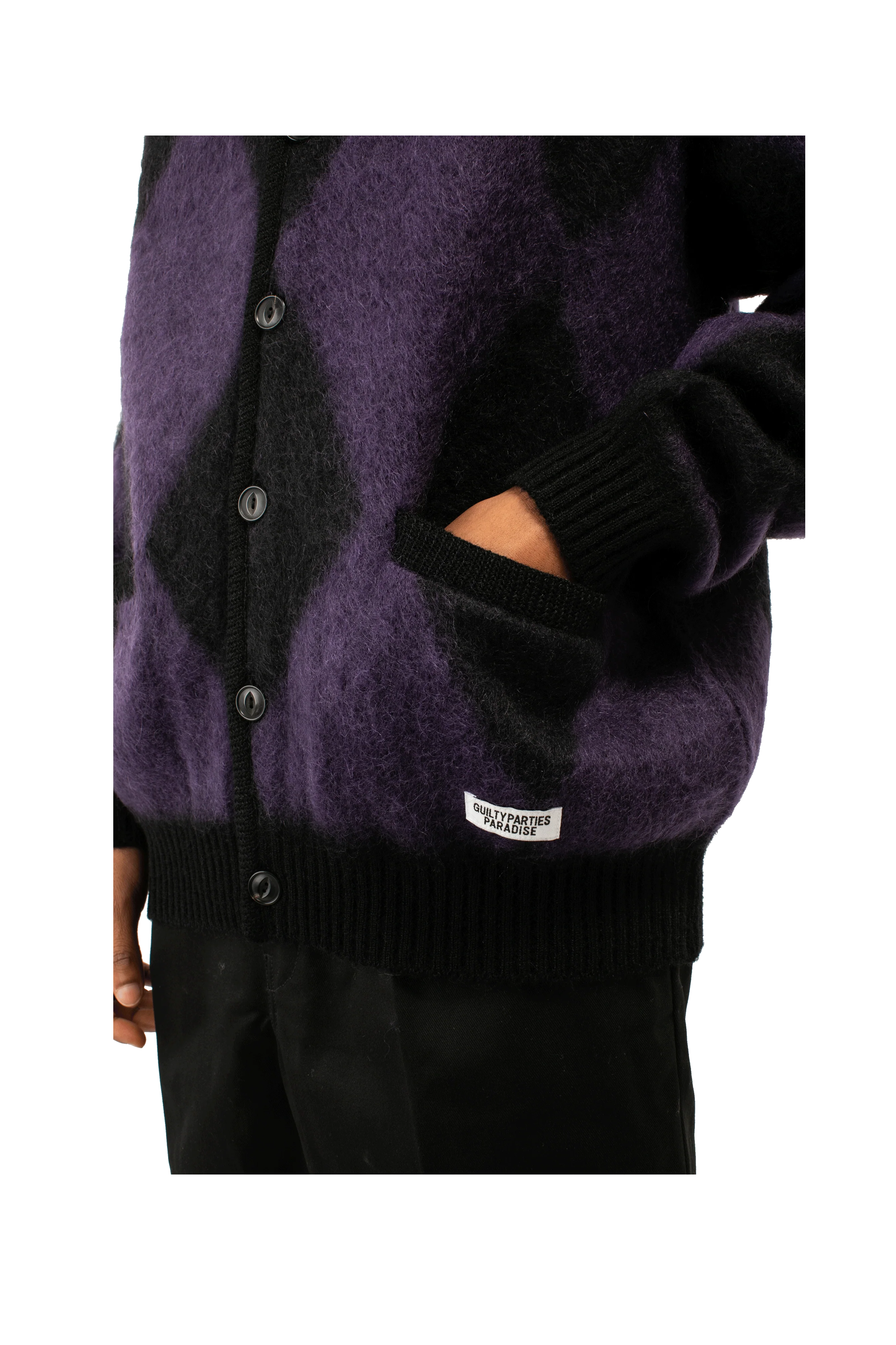 Diamond Mohair Cardigan - Image 5