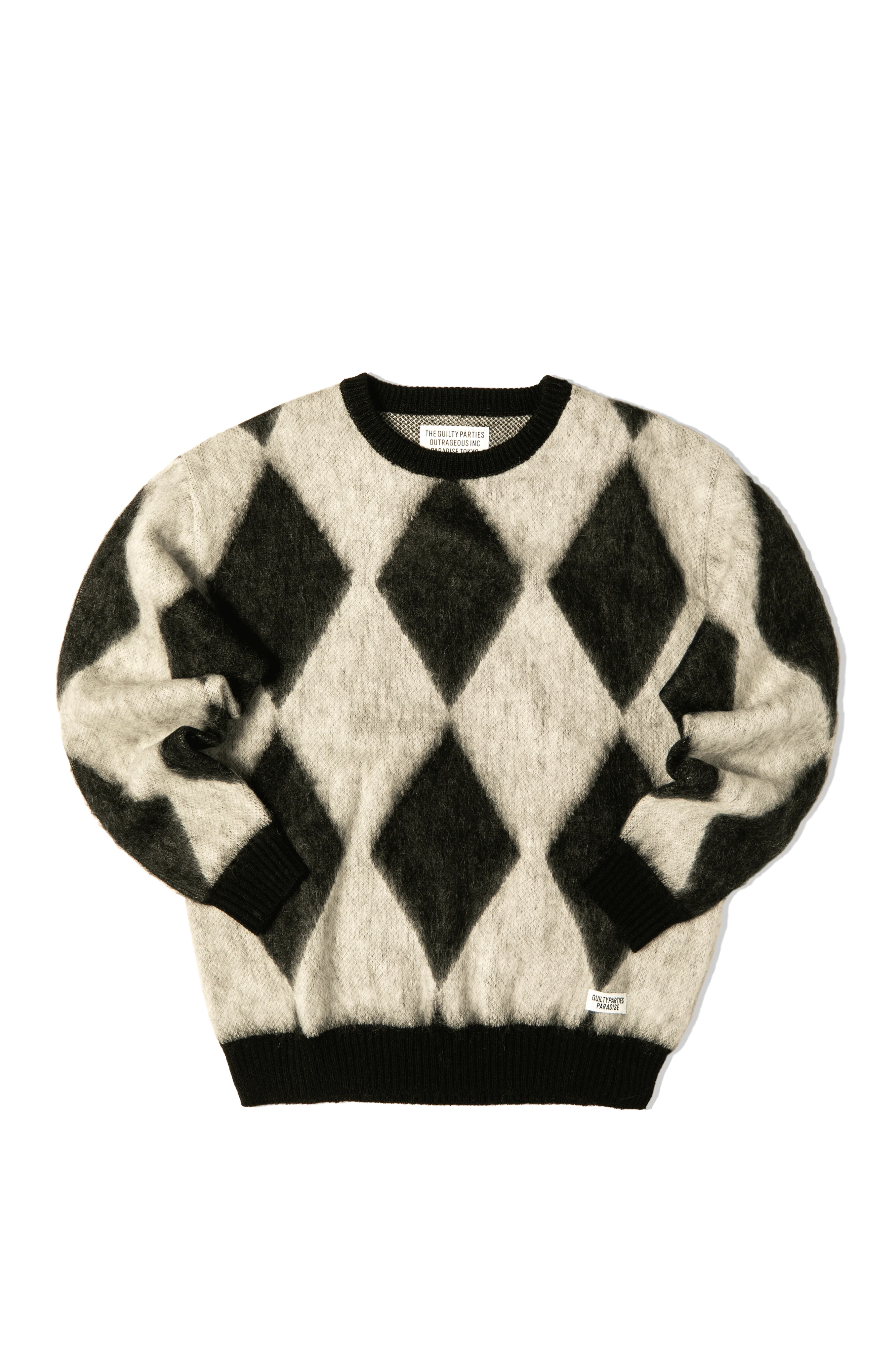 Diamond Mohair Crewneck Sweatershirt - Image 7