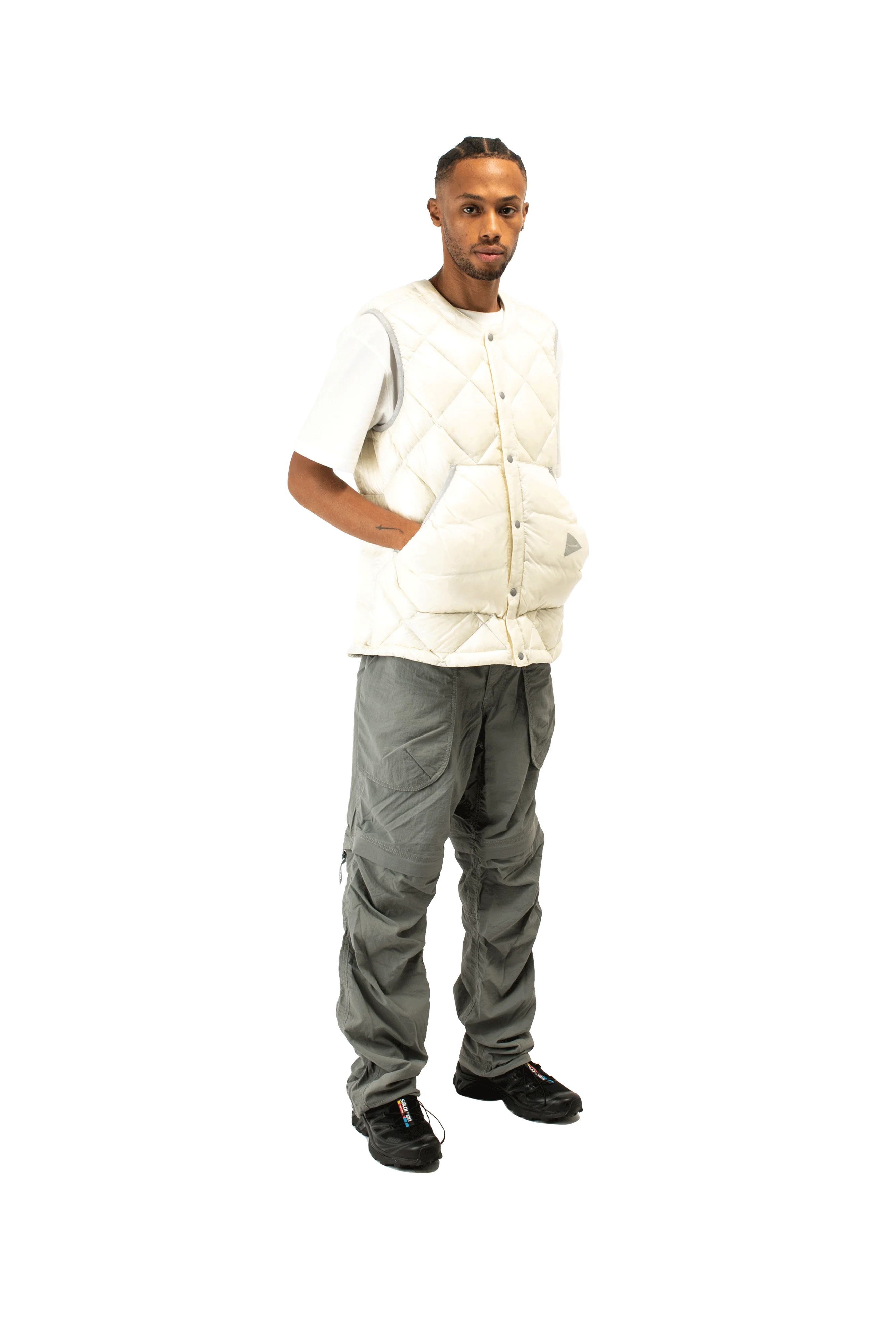 Diamond Stitch Down Vest - Image 2