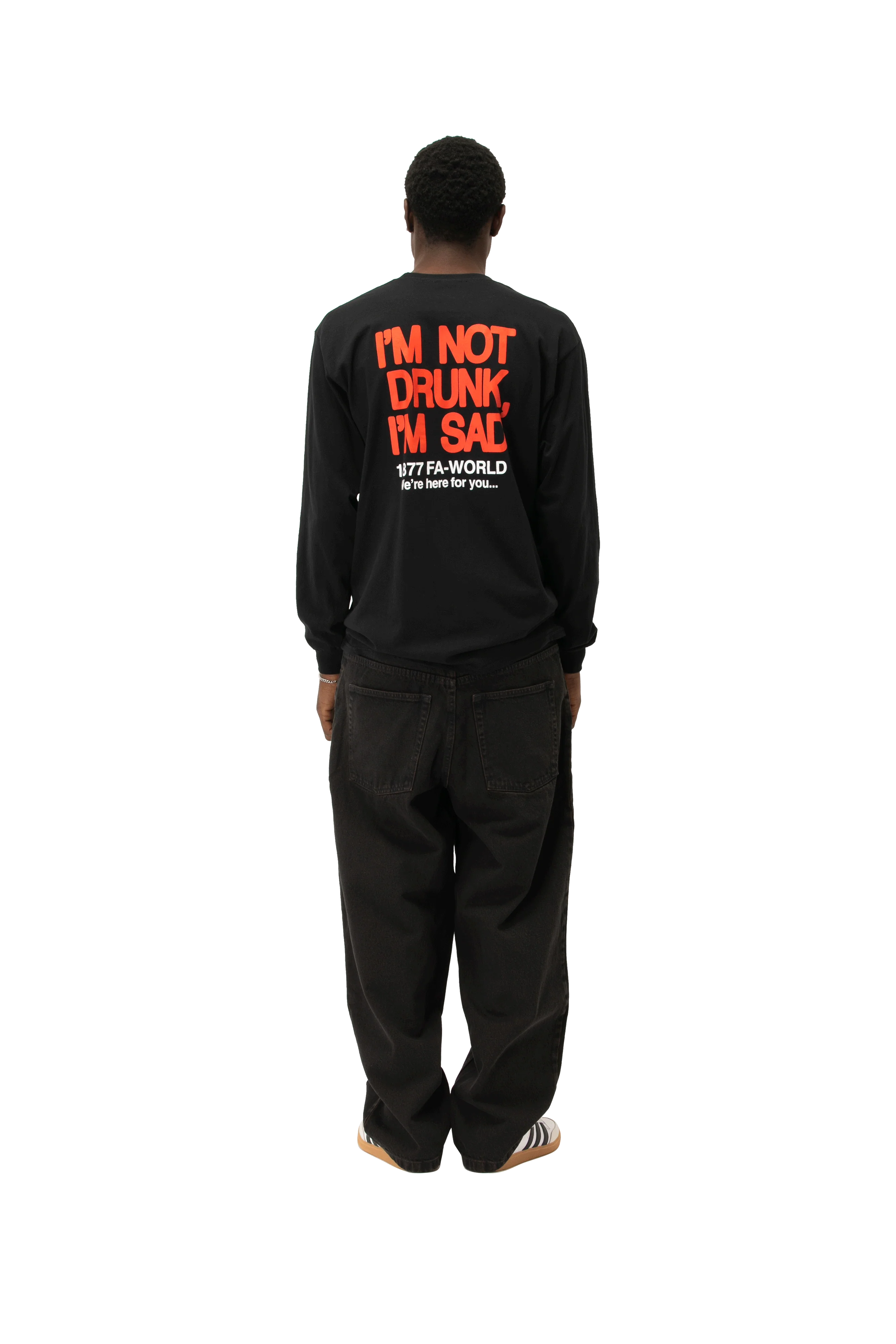 Drunk and Sad Longsleeve Tee - Image 3