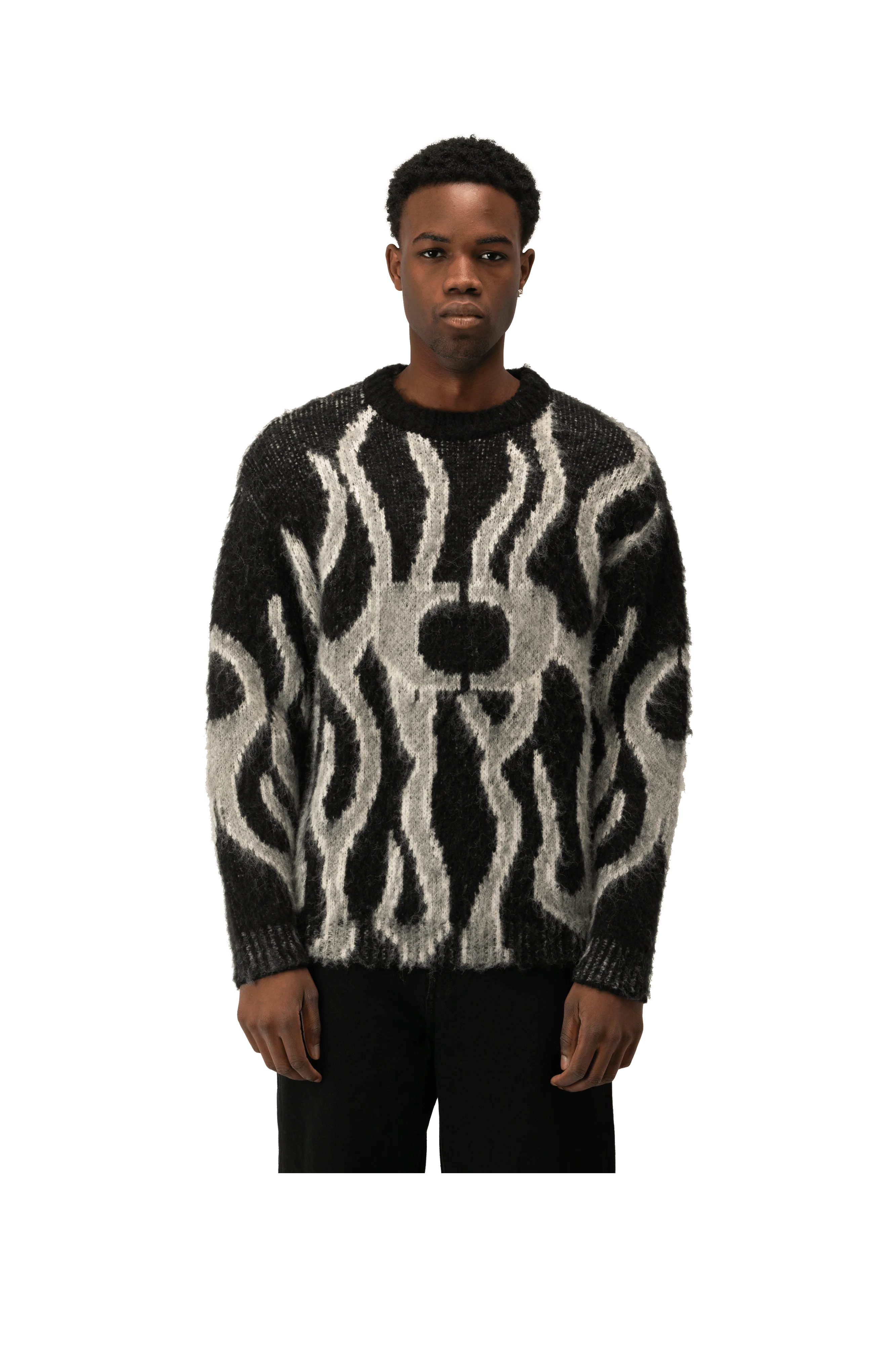 Flames Mohair Crewneck - Image 8