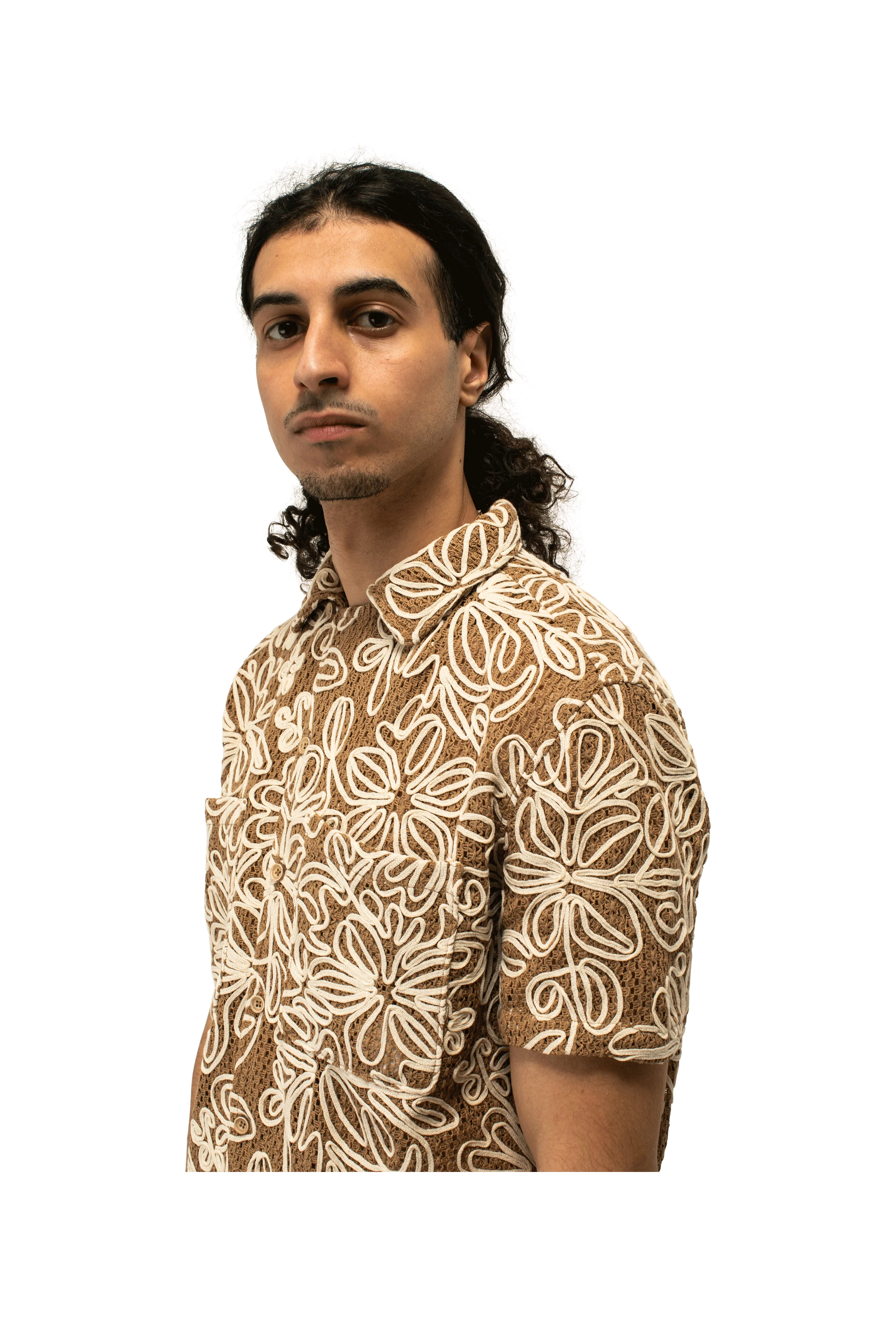 Flower Jacquard Shirts - Image 4