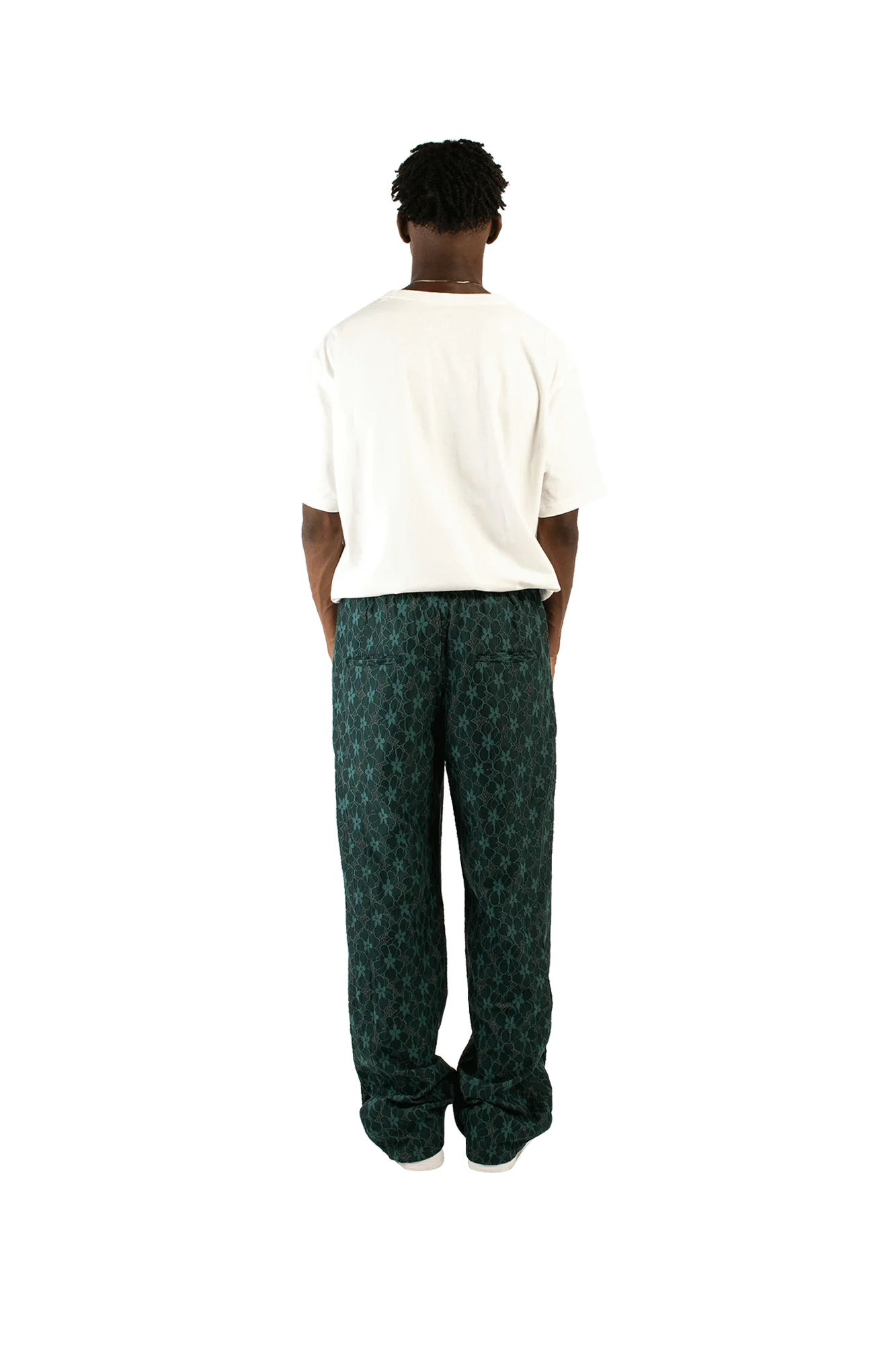 Flower Lace Track Pants - Image 3