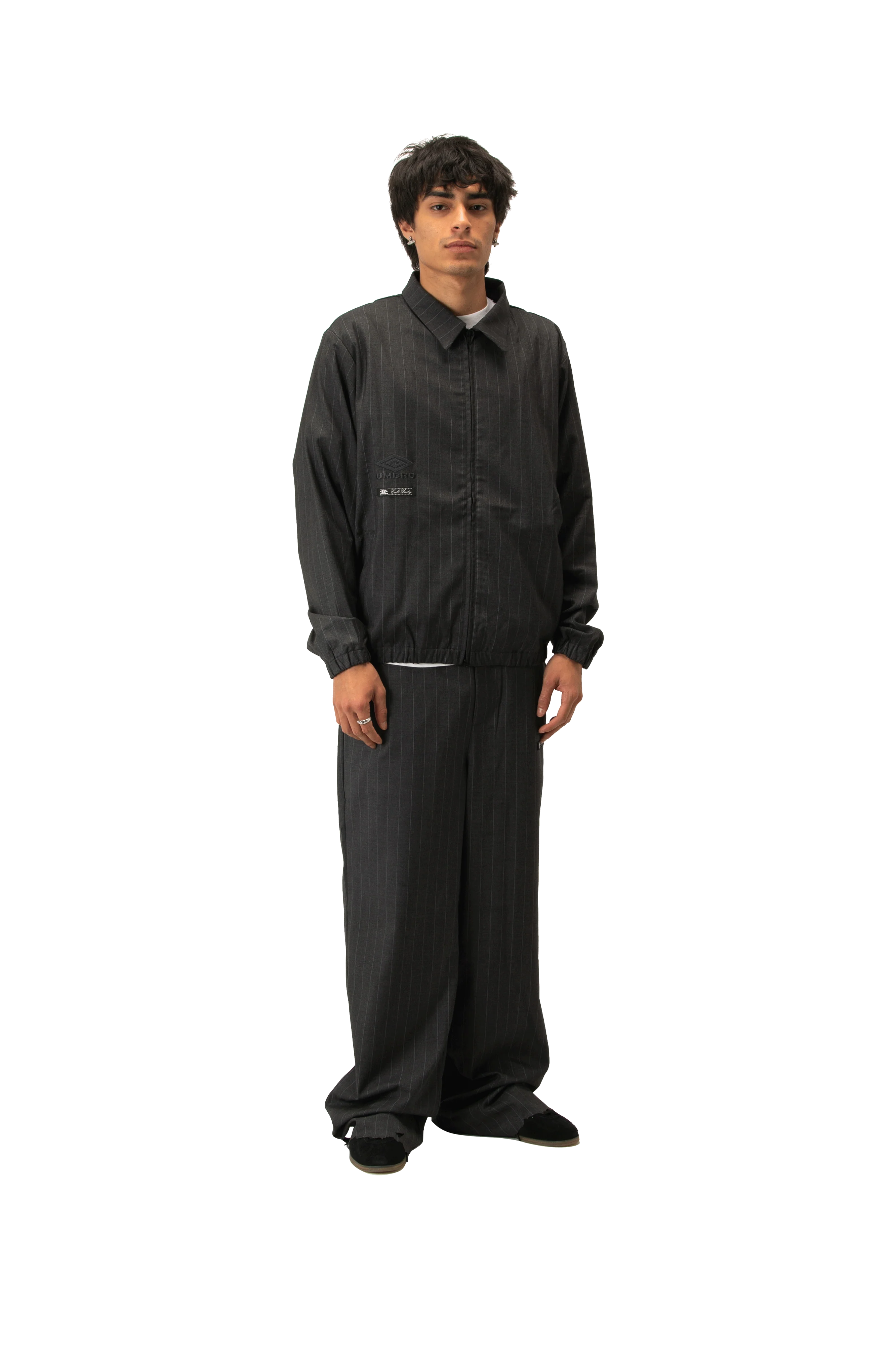 Formal Pinstriped Jacket - Image 2