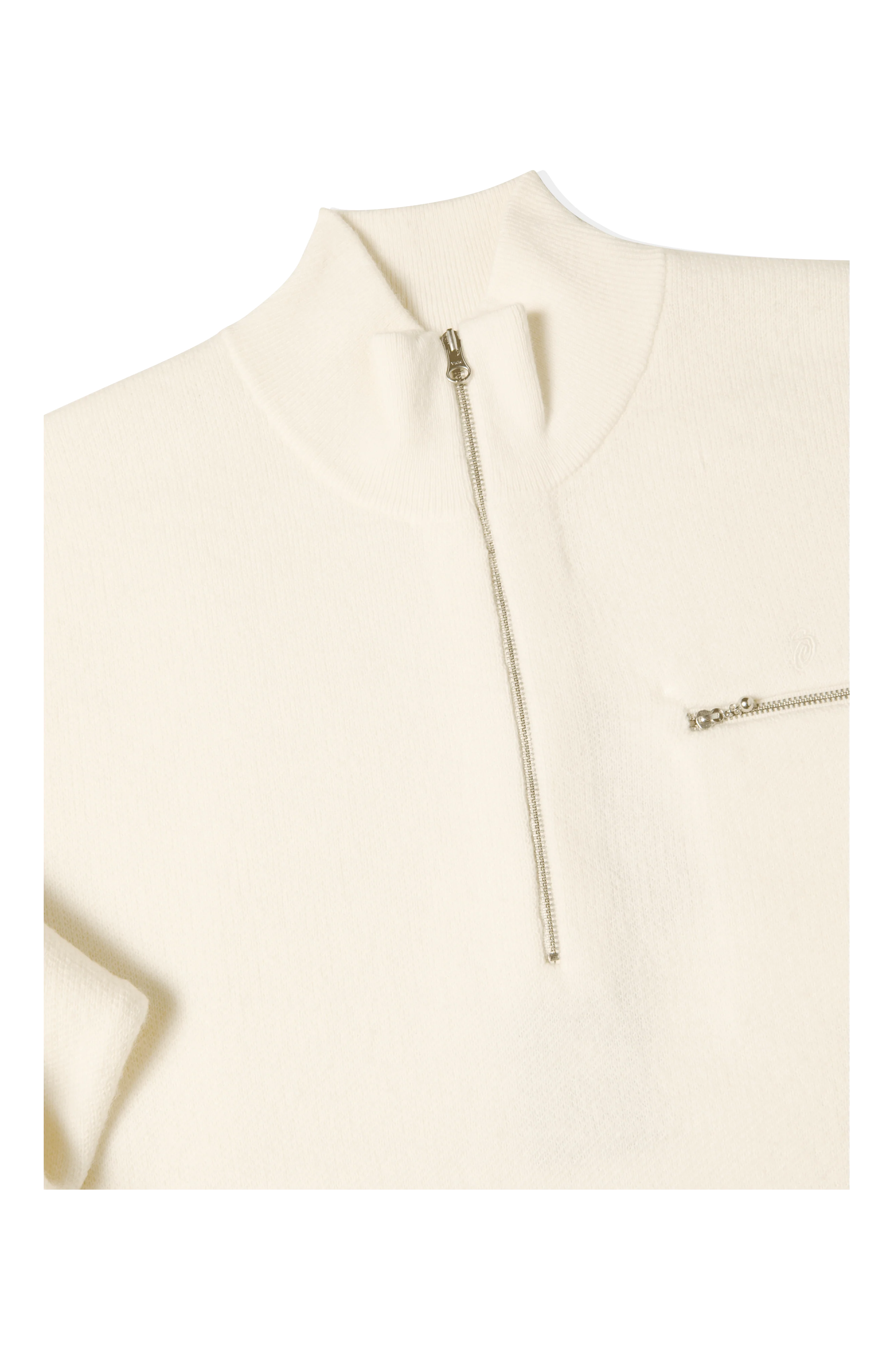Half Zip Mock Neck Sweater - Image 5