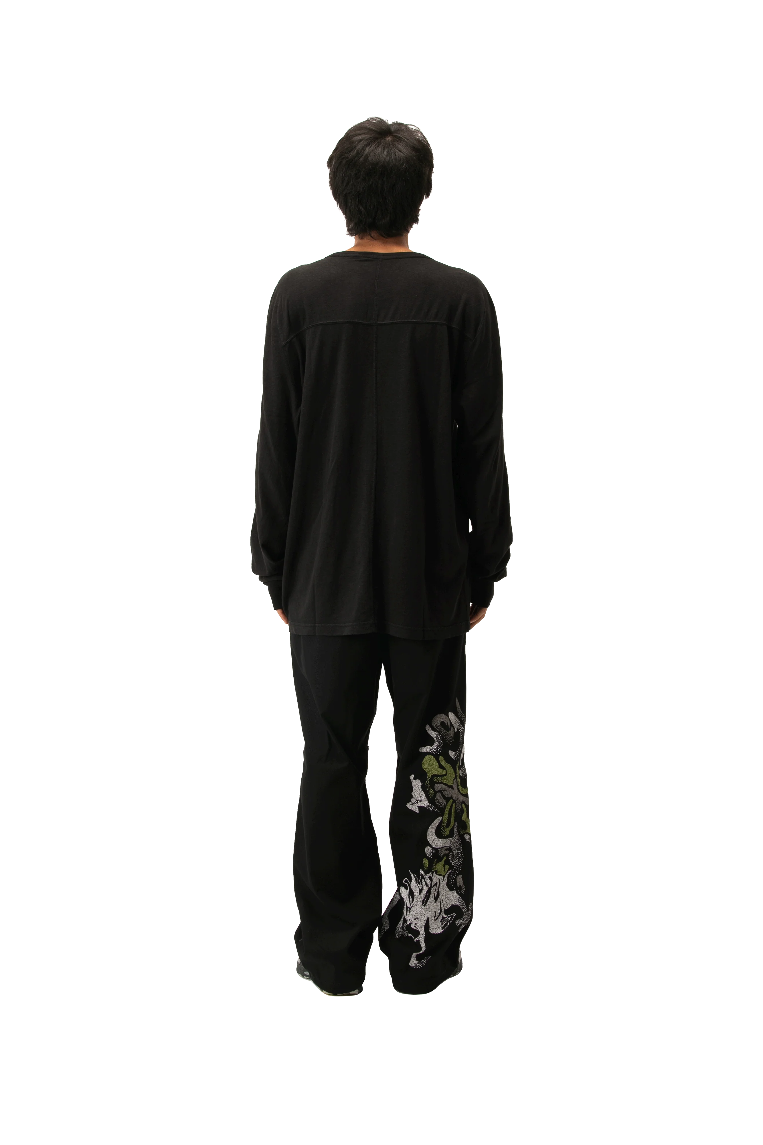 Hemp Cross Oversized Longsleeve T-Shirt - Image 3