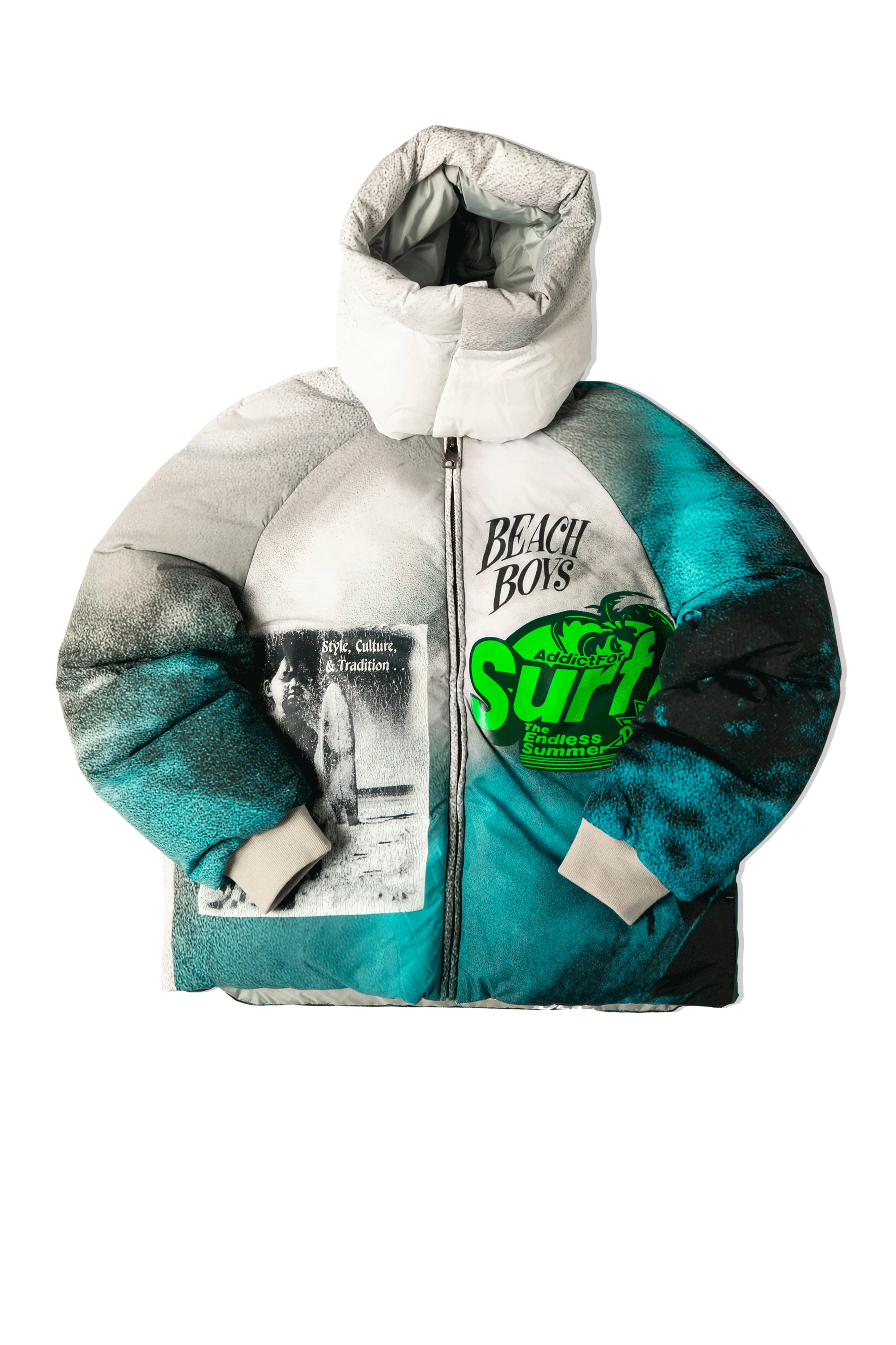 Hooded Puffer Jacket Woven - Image 11