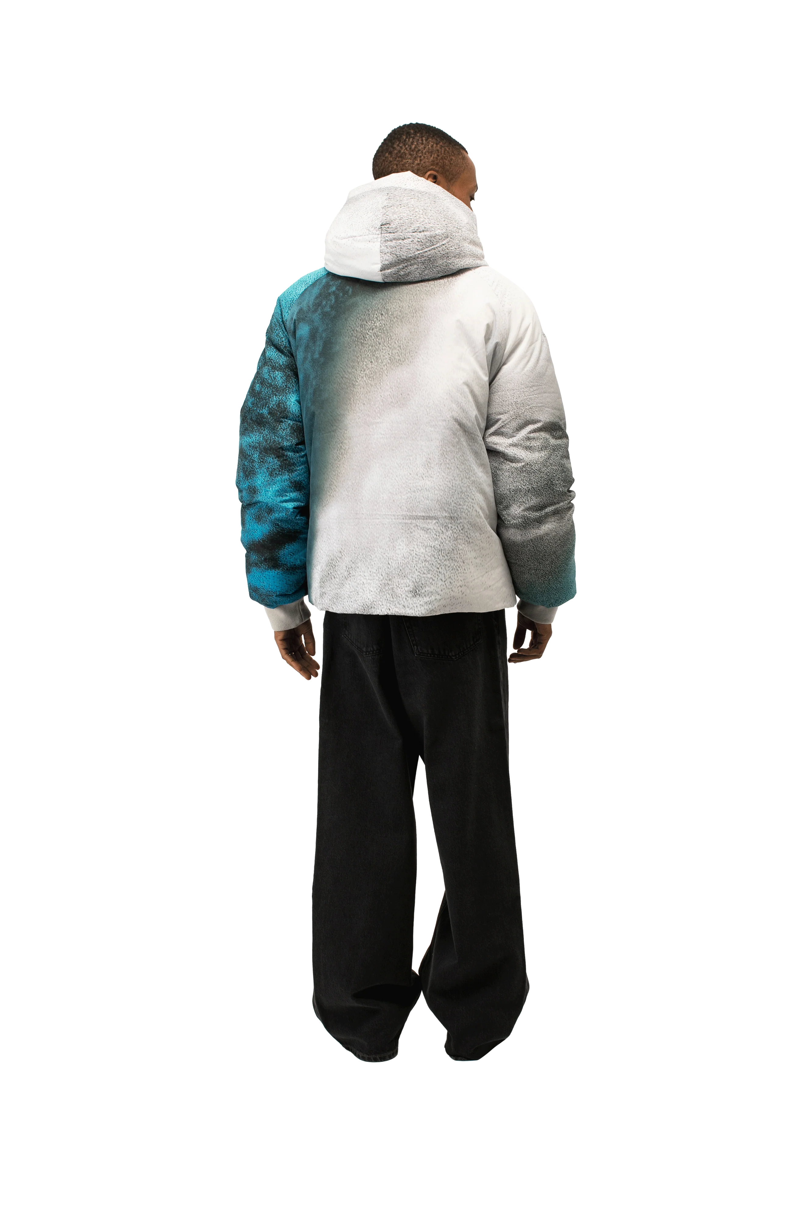 Hooded Puffer Jacket Woven - Image 3