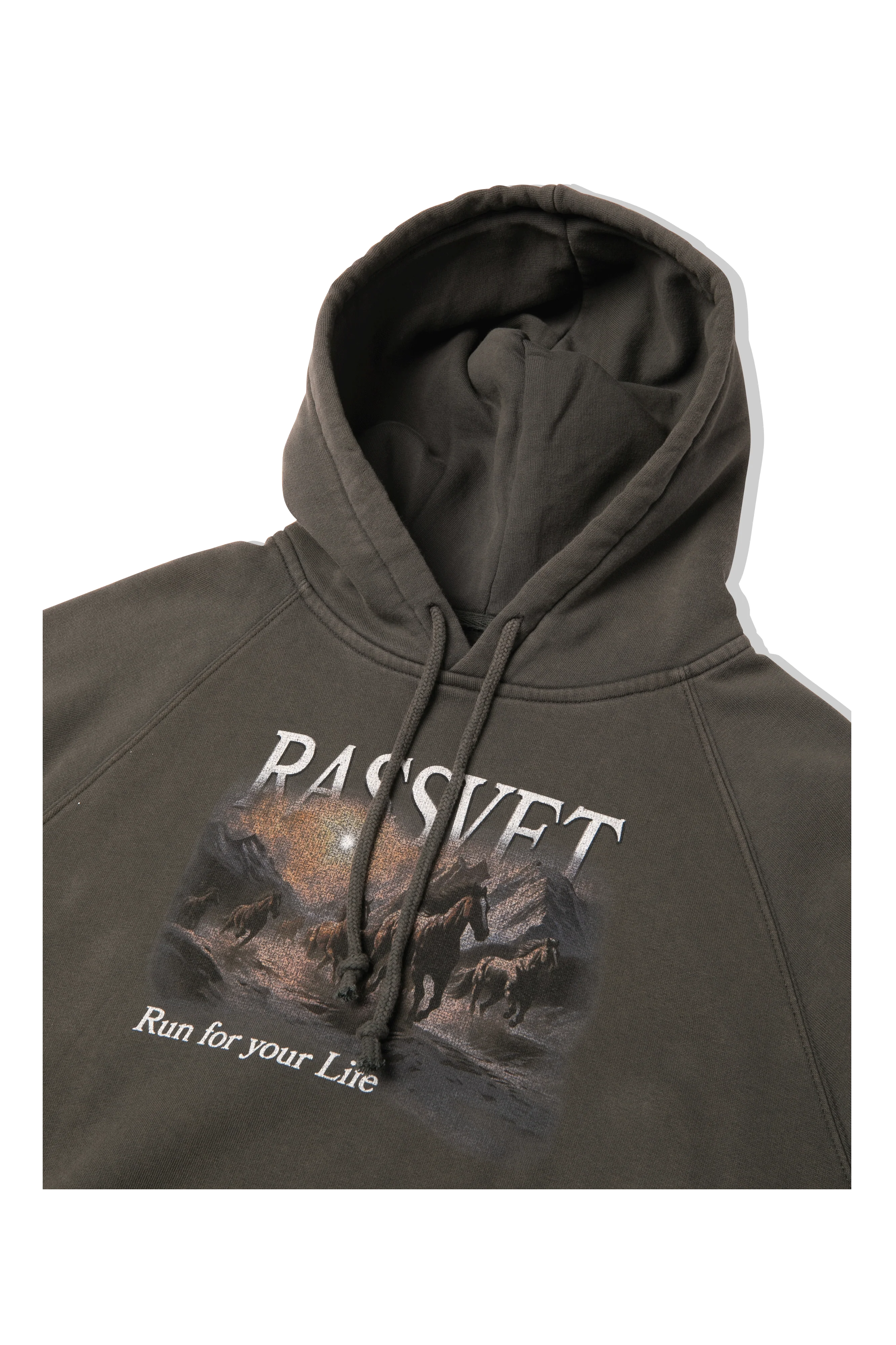 Horses Raglan Hoodie Knit - Image 5