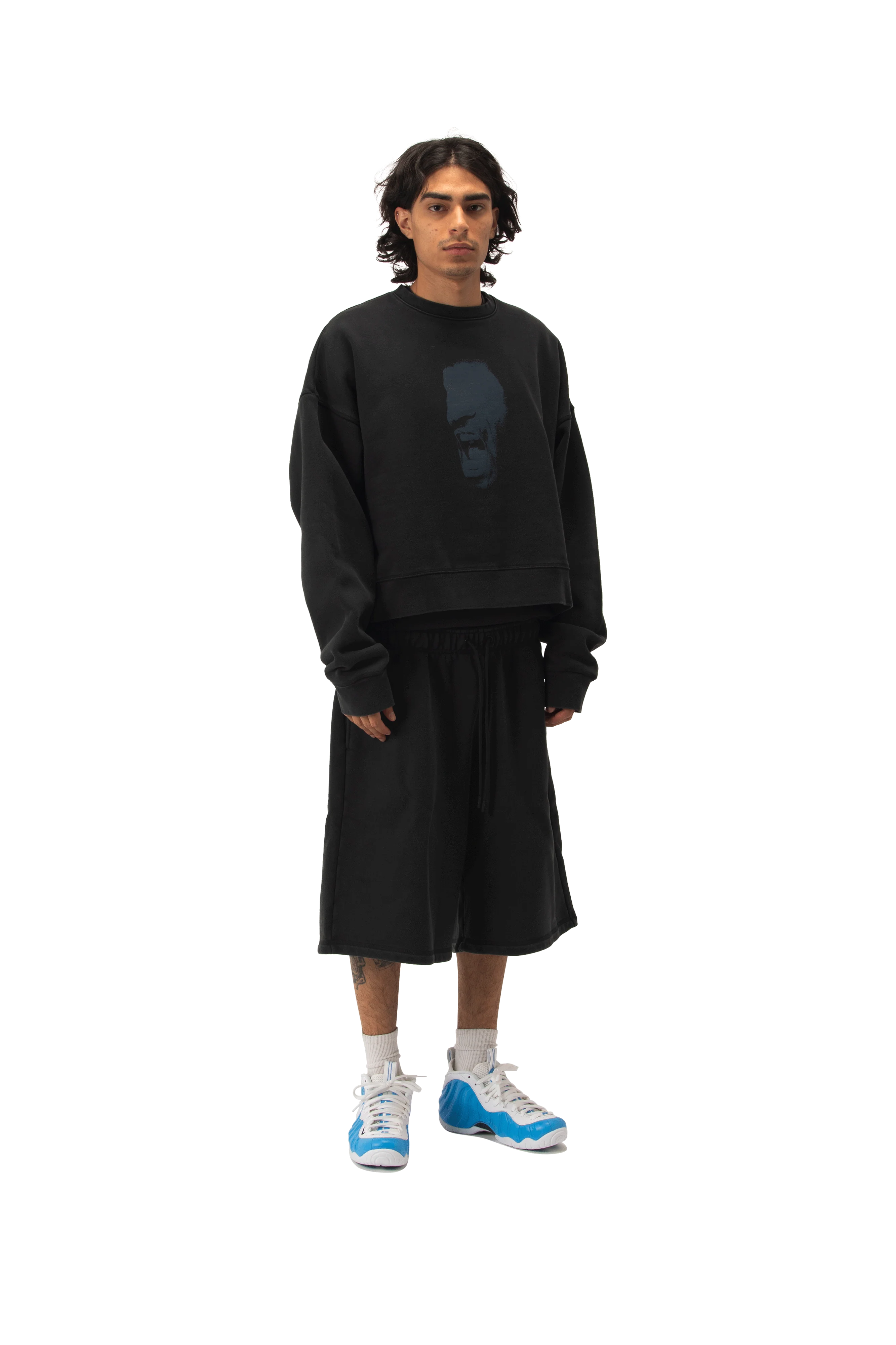 In-House Crop Fleece Crew - Image 2