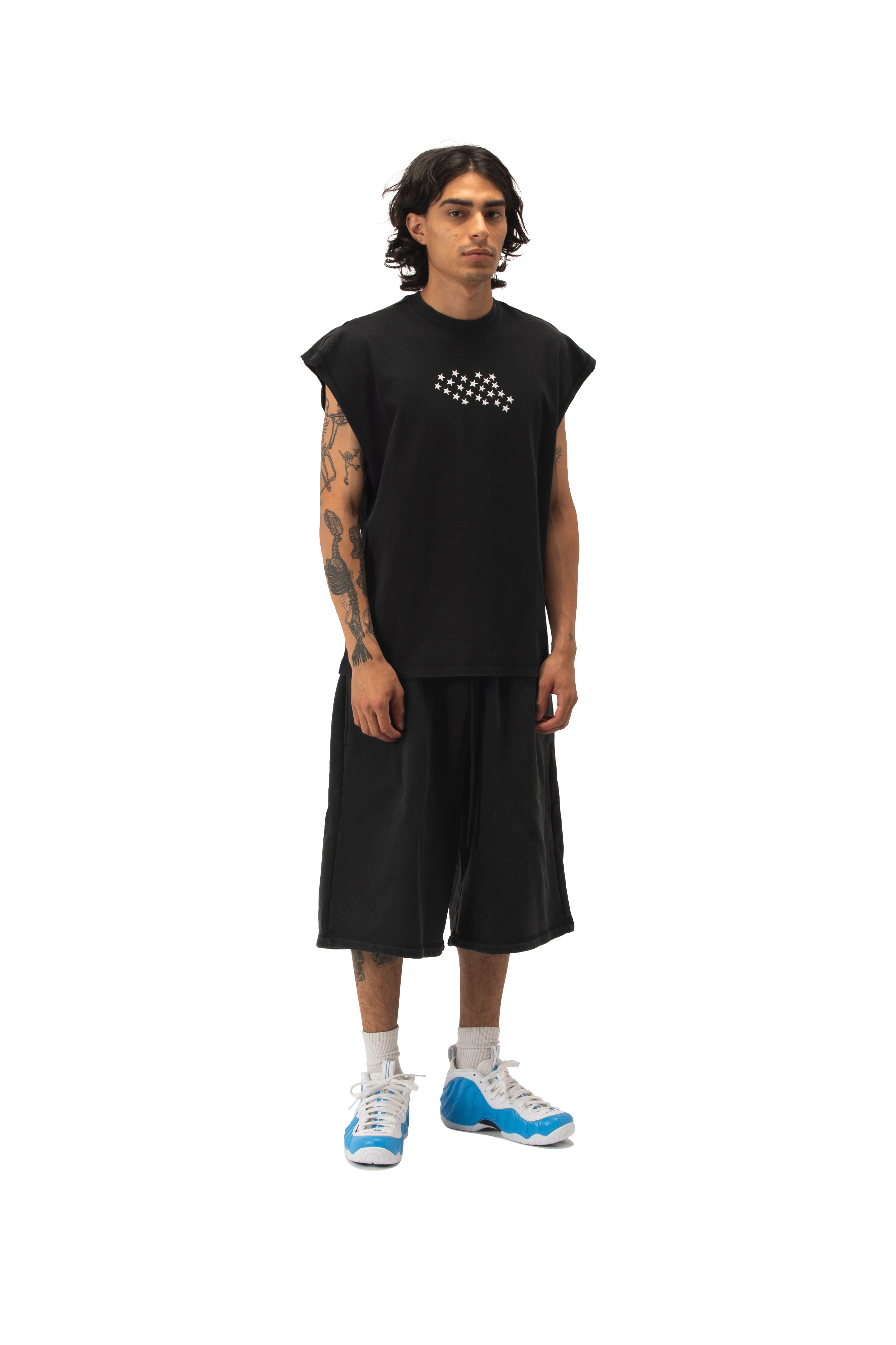 In-House Stars Cut Off Tee - Image 2