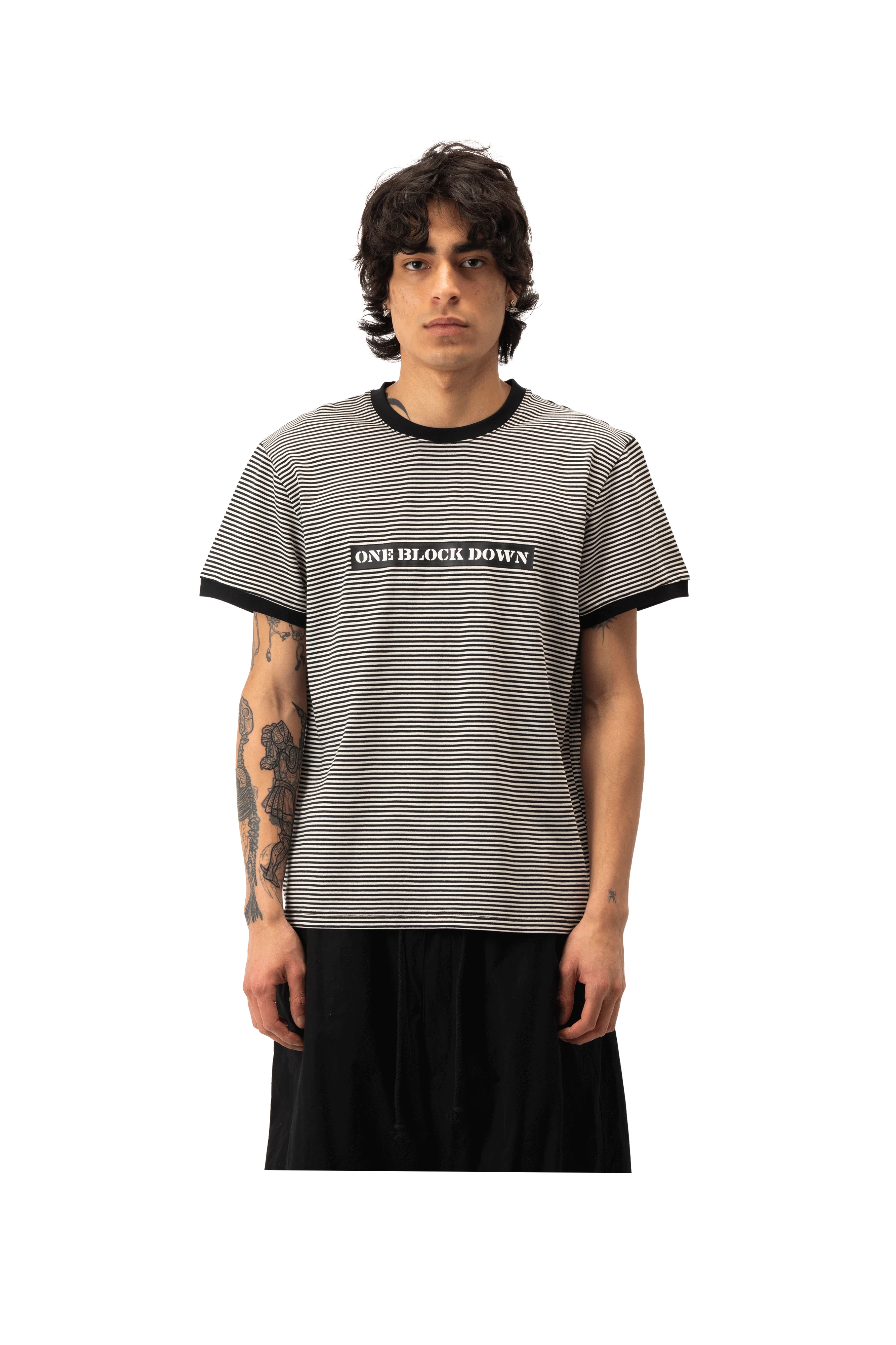 Jacquard Stripes Tee - Image 7