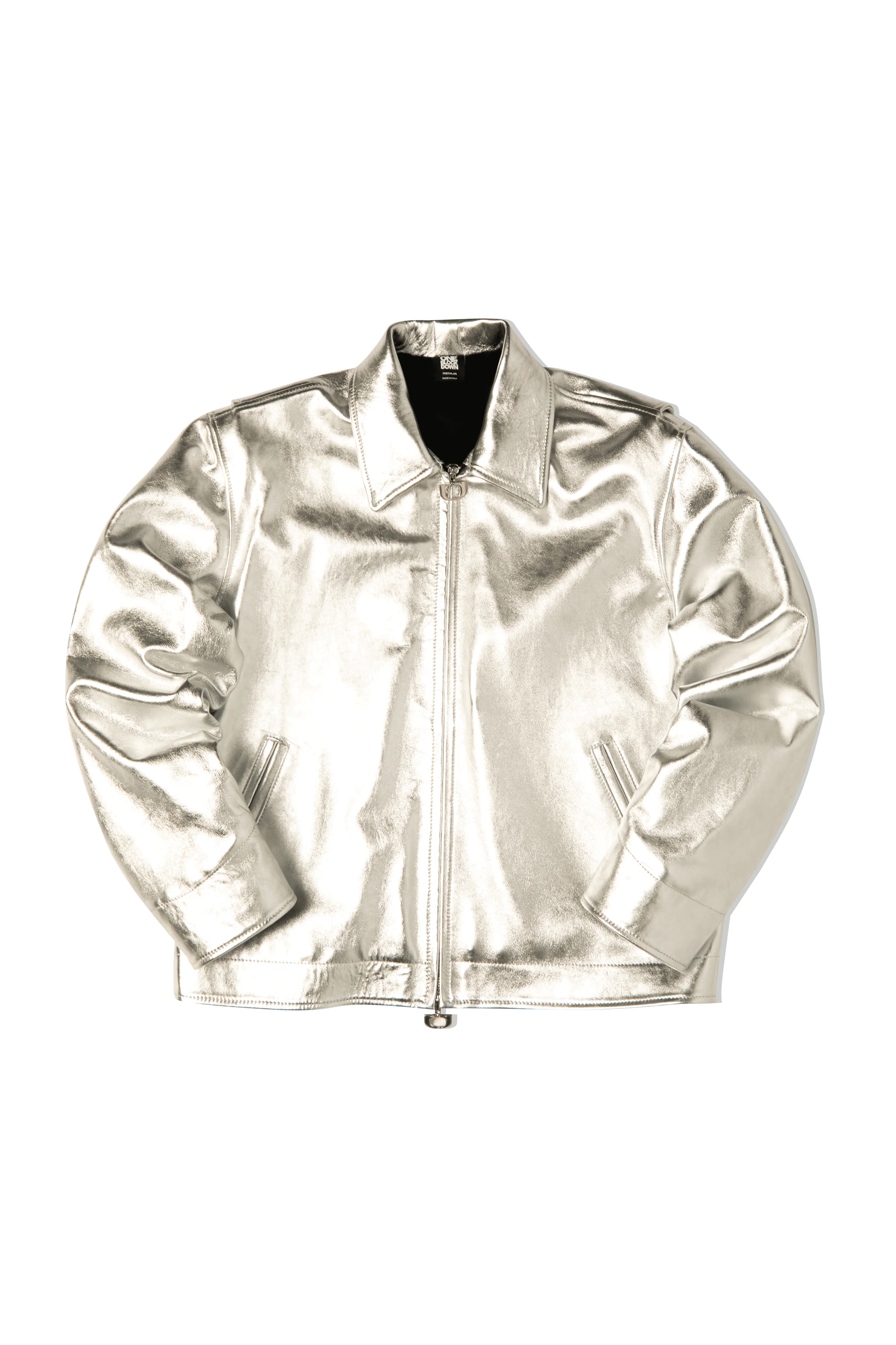 Laminated Leather Jacket - Image 10
