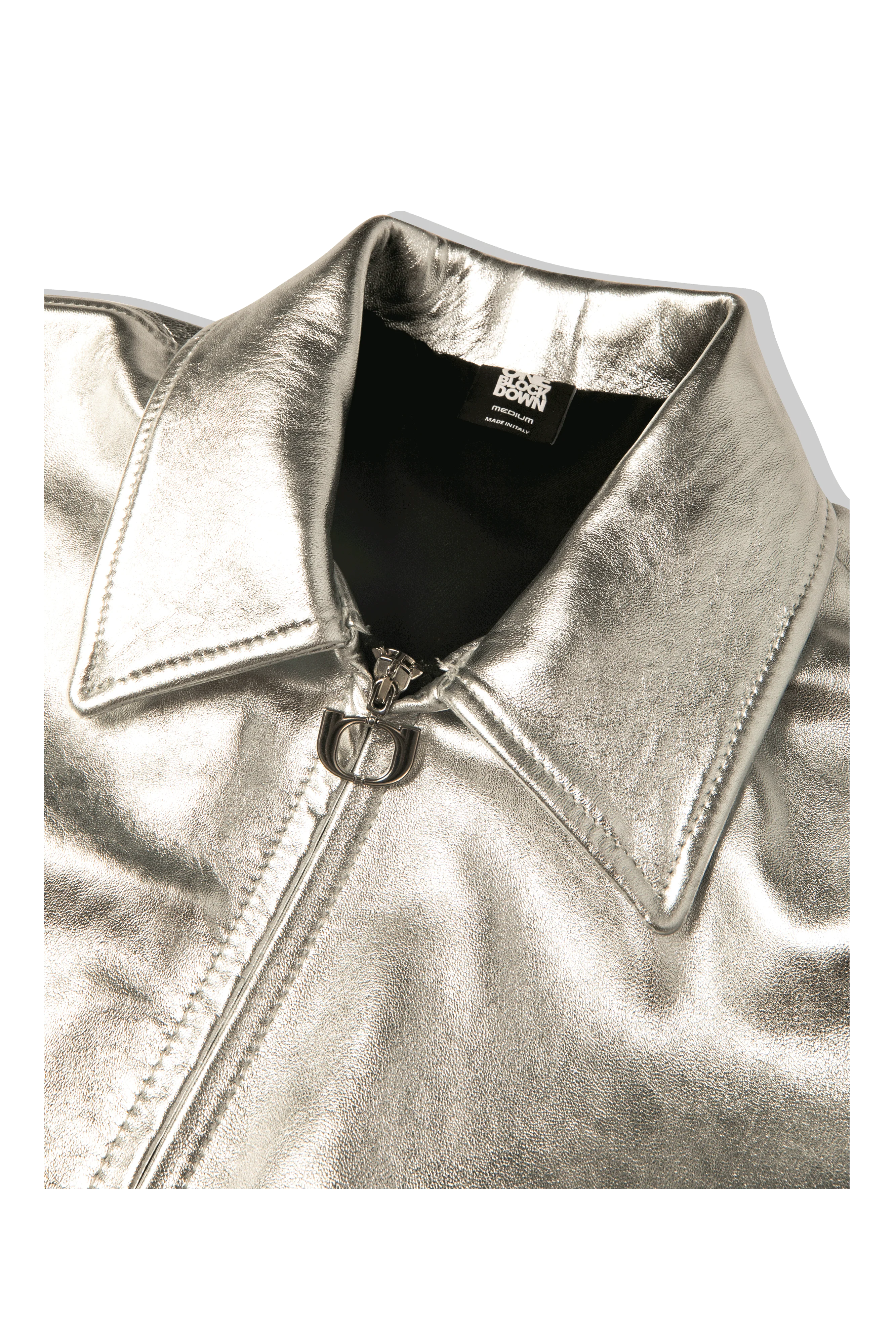 Laminated Leather Jacket - Image 8