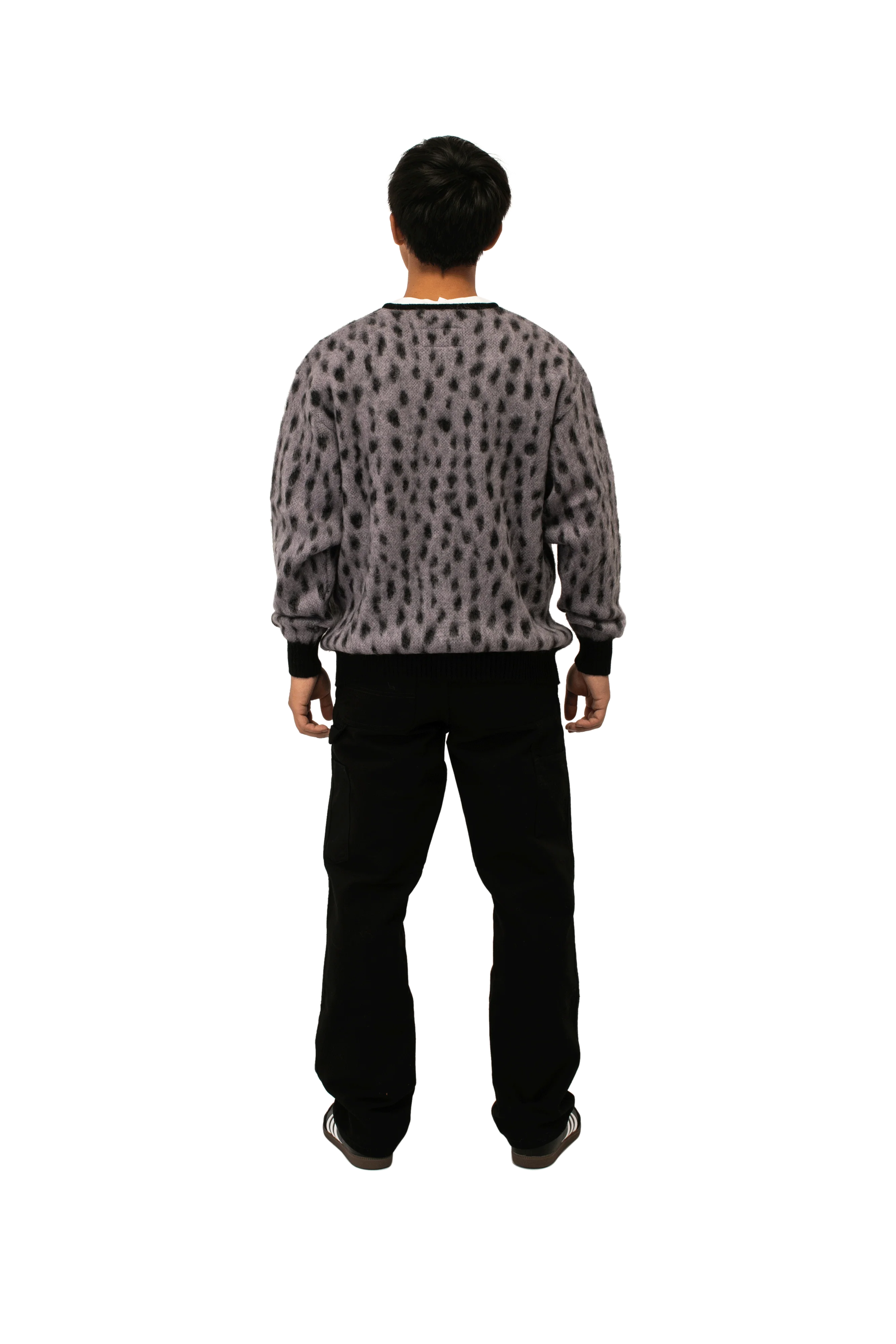 Leopard Mohair Cardigan - Image 3