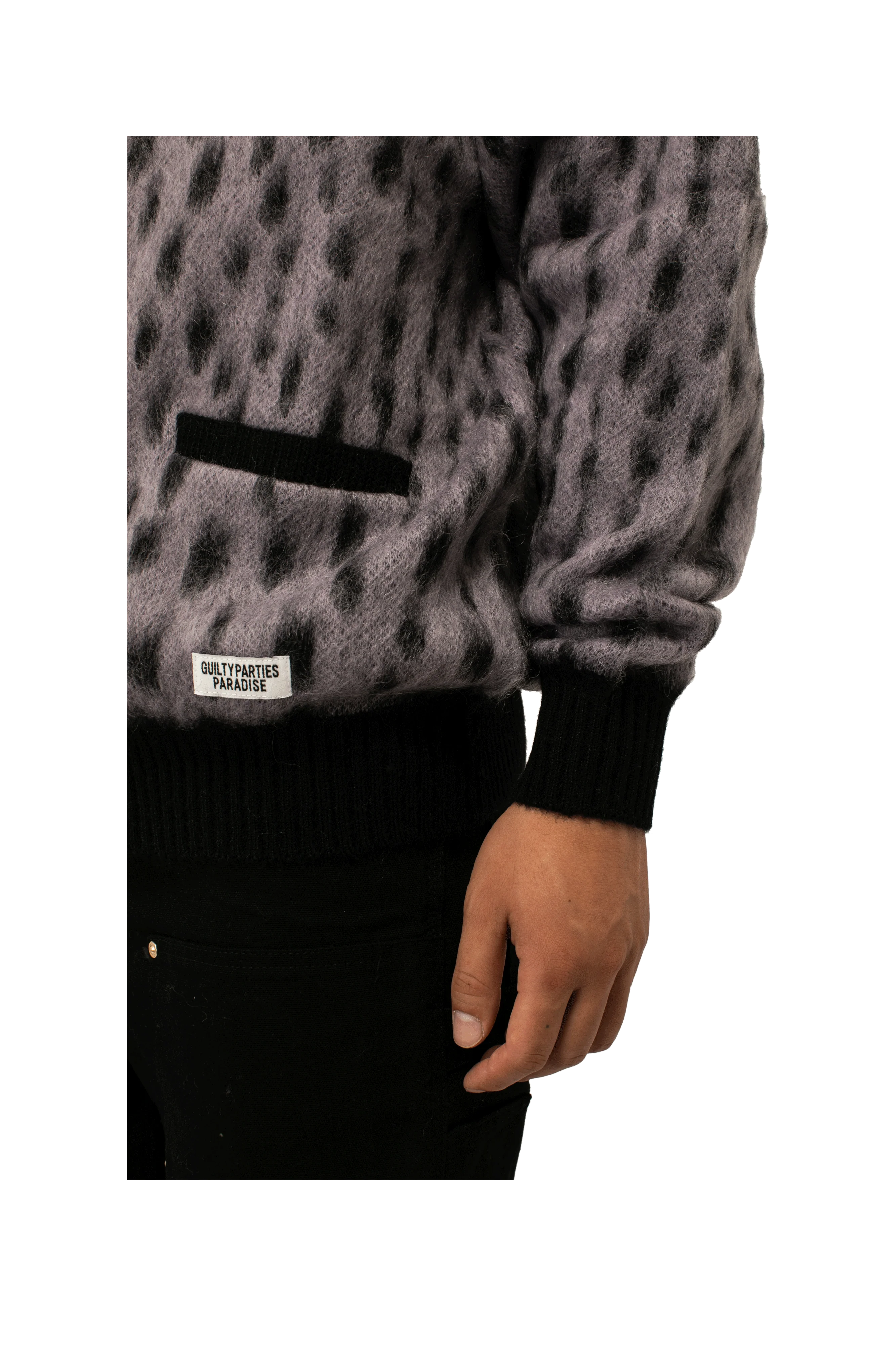 Leopard Mohair Cardigan - Image 5