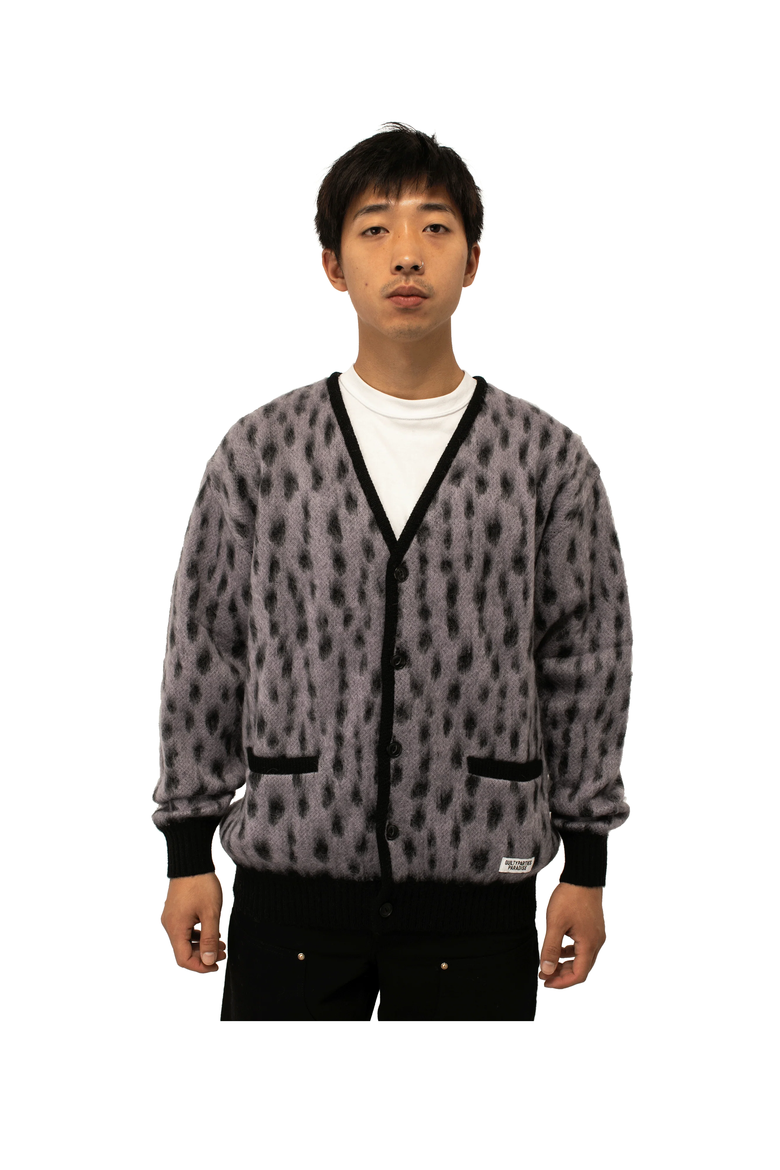 Leopard Mohair Cardigan - Image 9