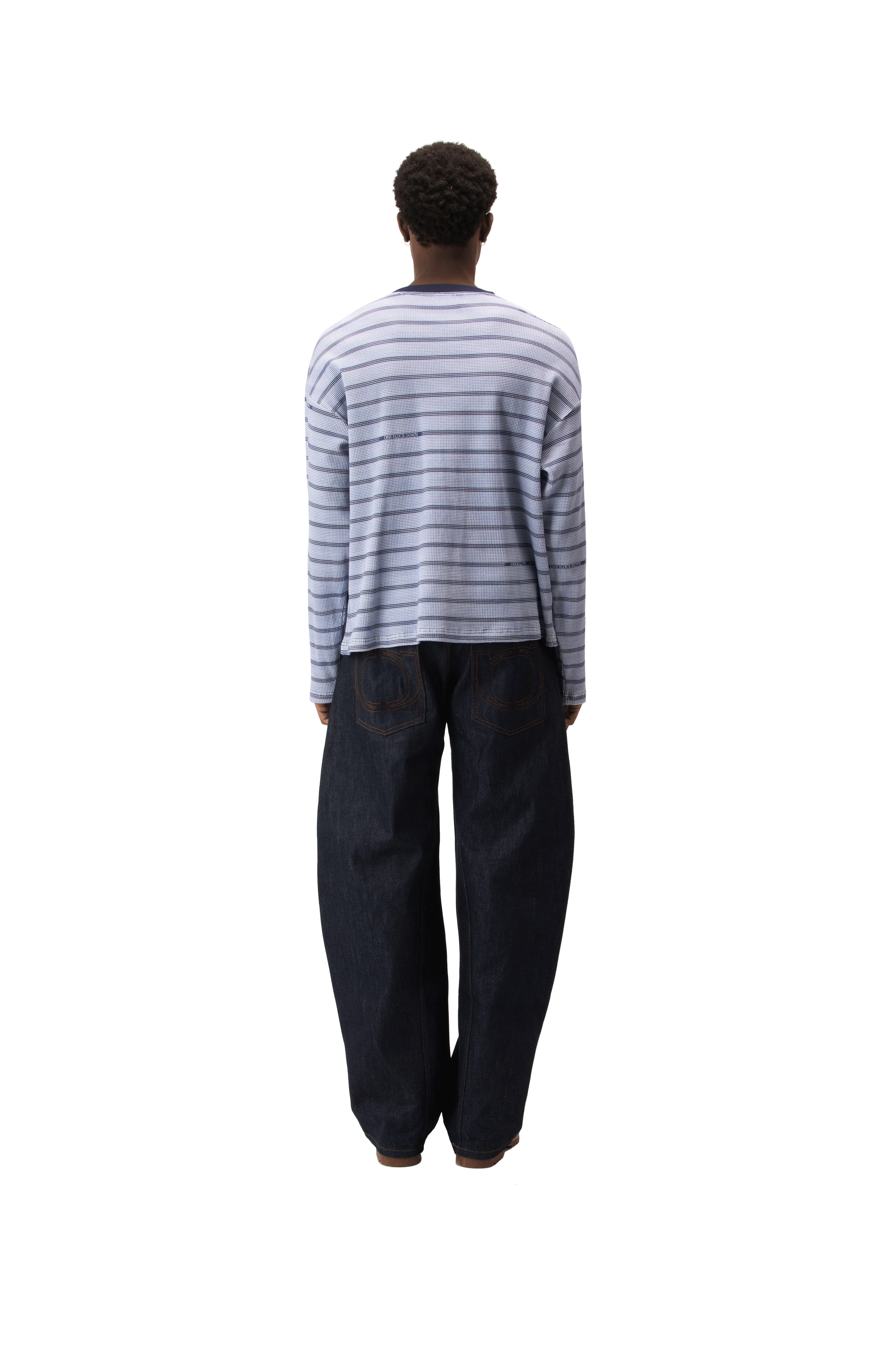 Logo Stripe Waffle Top - Image 3