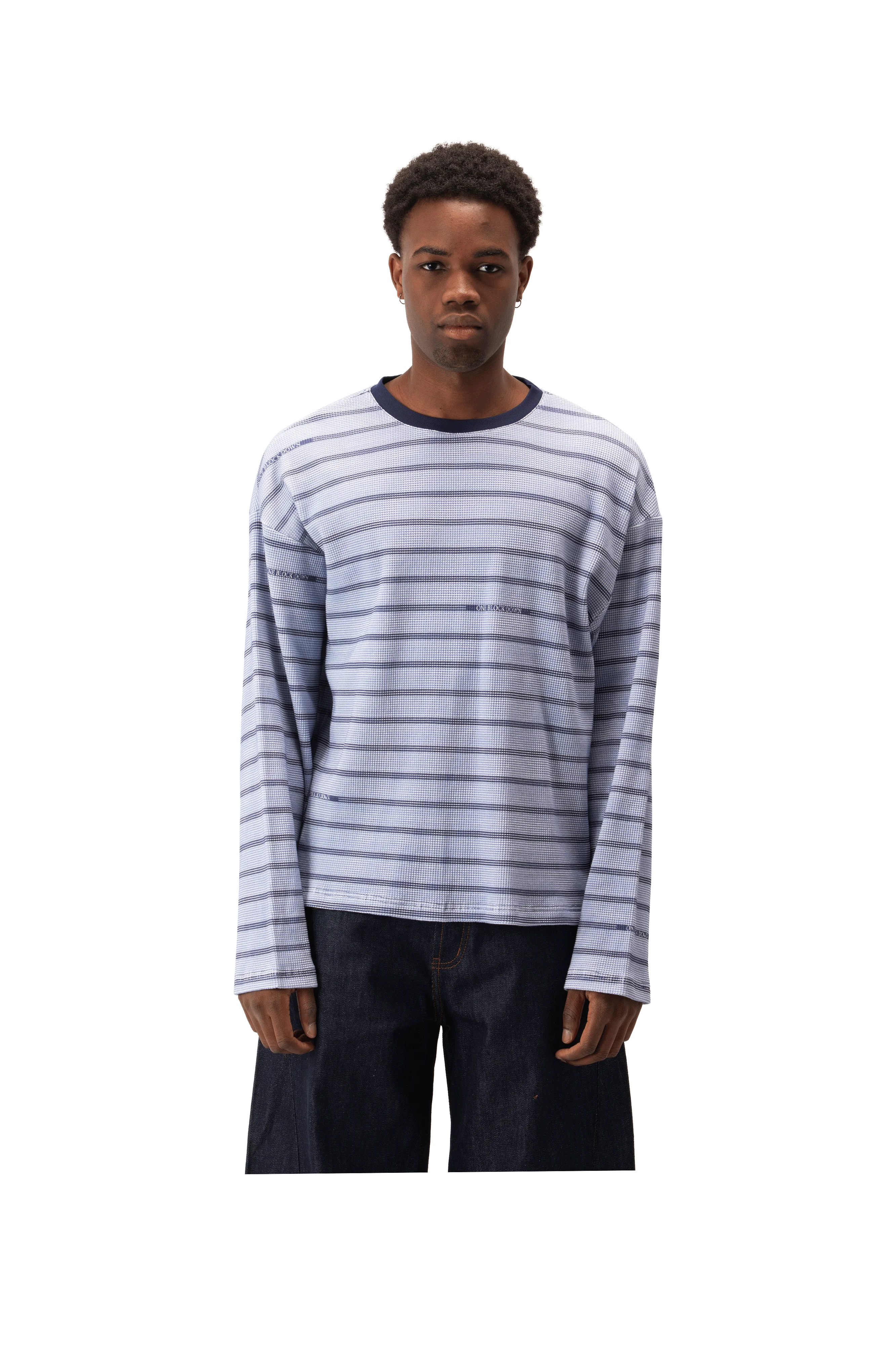 Logo Stripe Waffle Top - Image 8