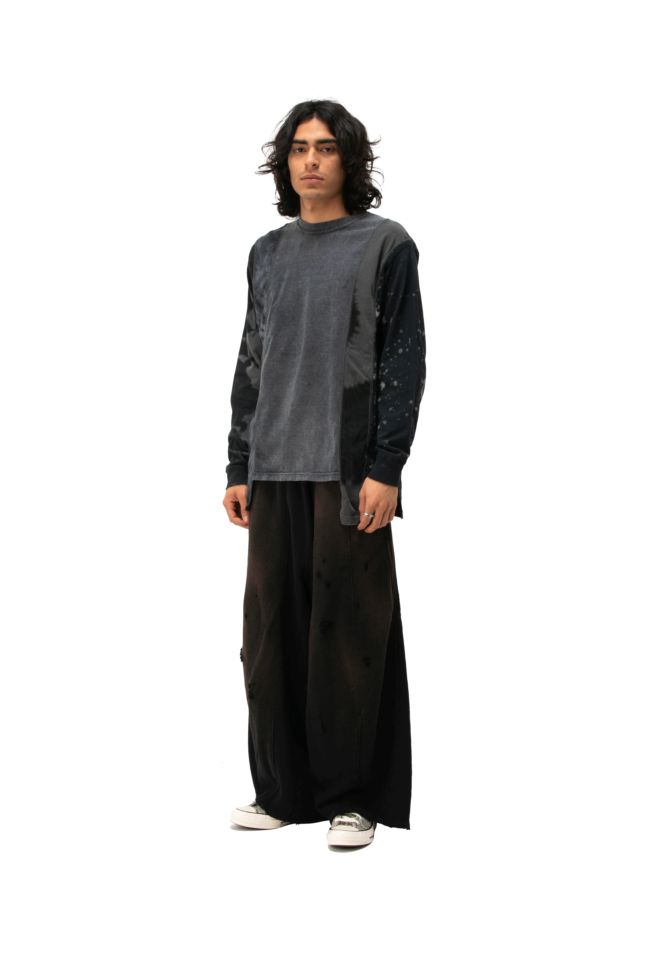 Longsleeve Tee - B&W Mishmash