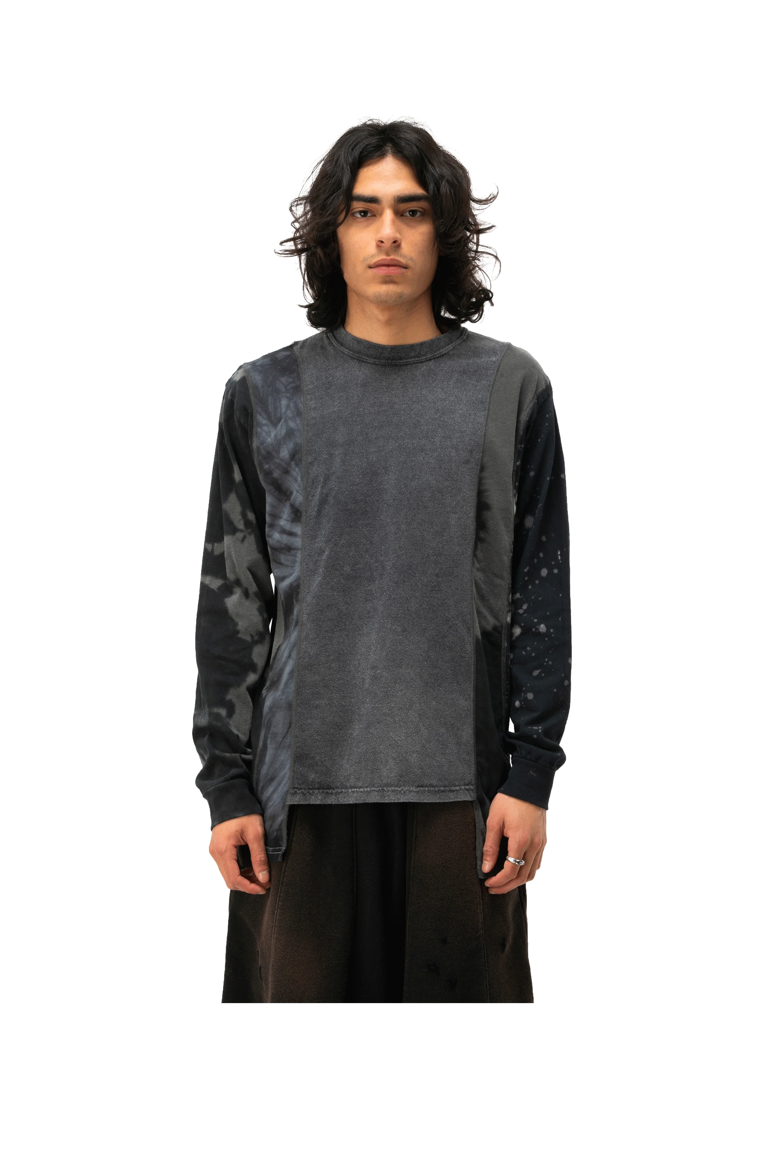 Longsleeve Tee - B&W Mishmash - Image 8
