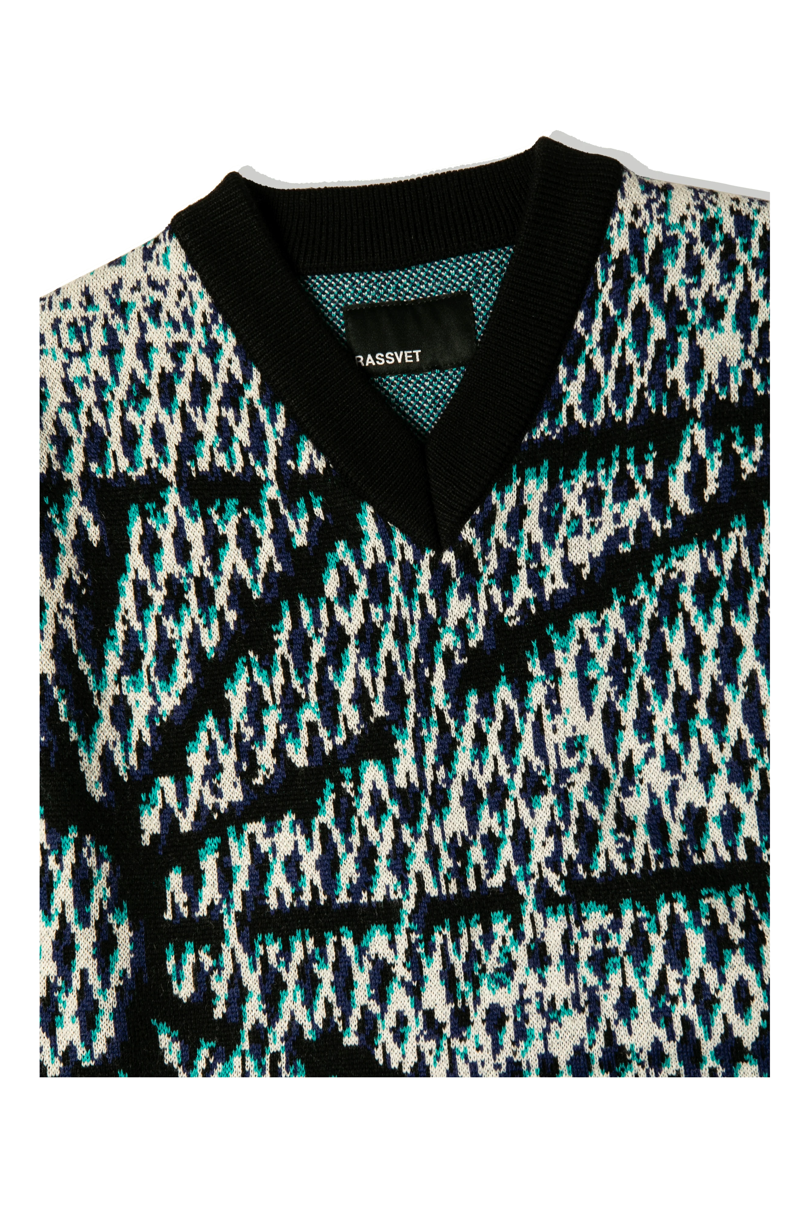 Mesh Camo Sleeveless Jumper Knit - Image 5