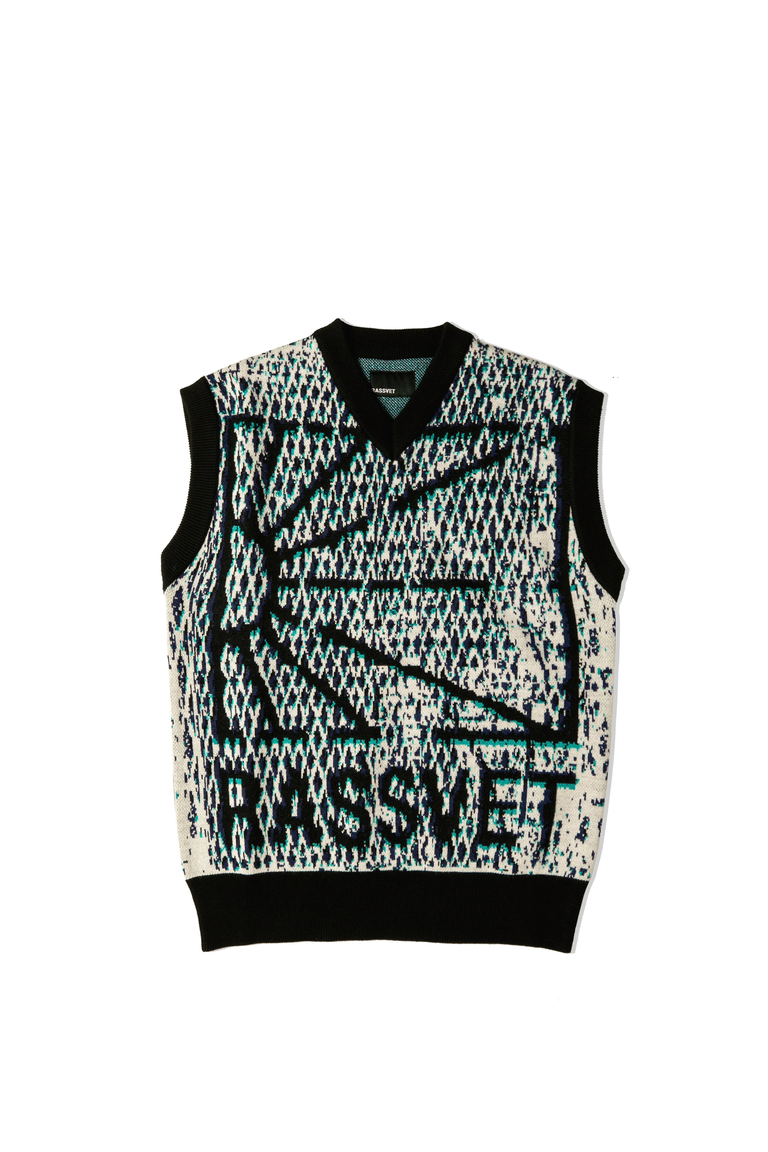 Mesh Camo Sleeveless Jumper Knit - Image 6