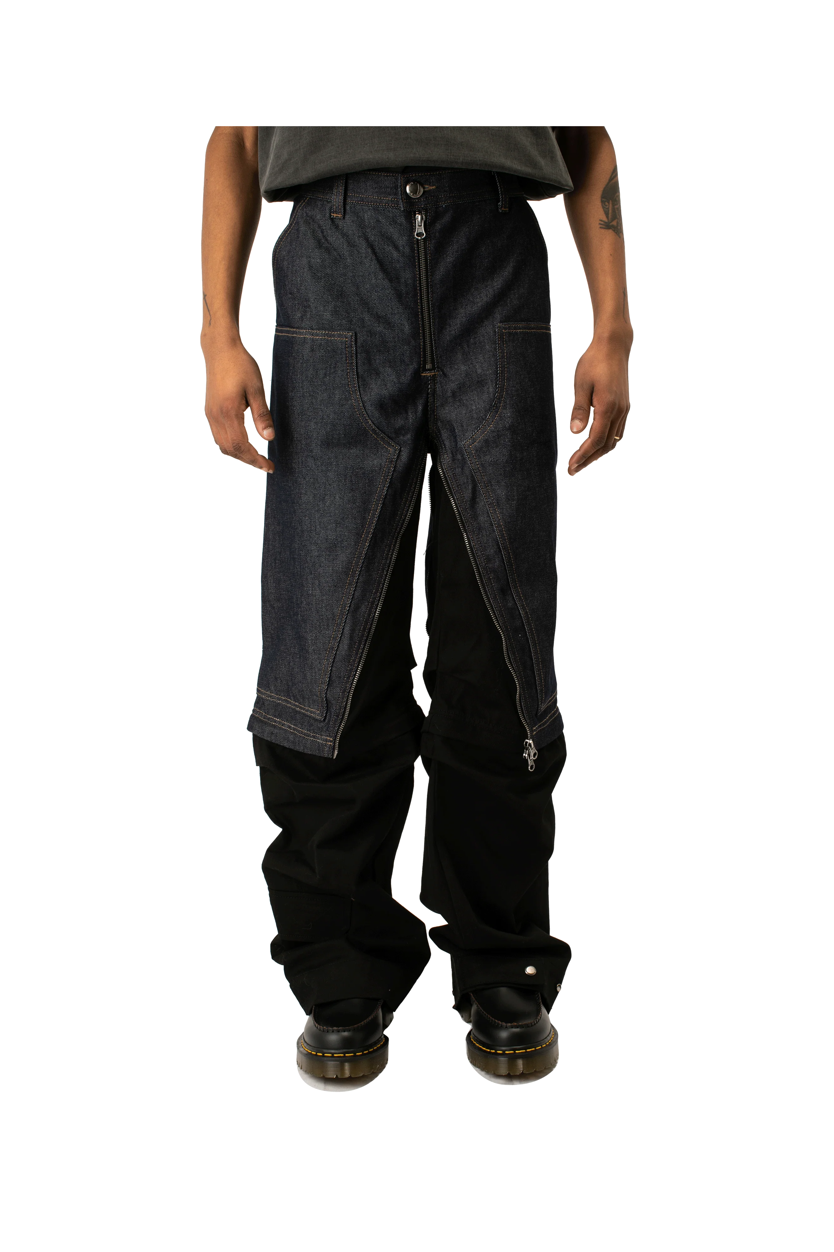 Milly Detachable Carpenter Jeans - Image 9