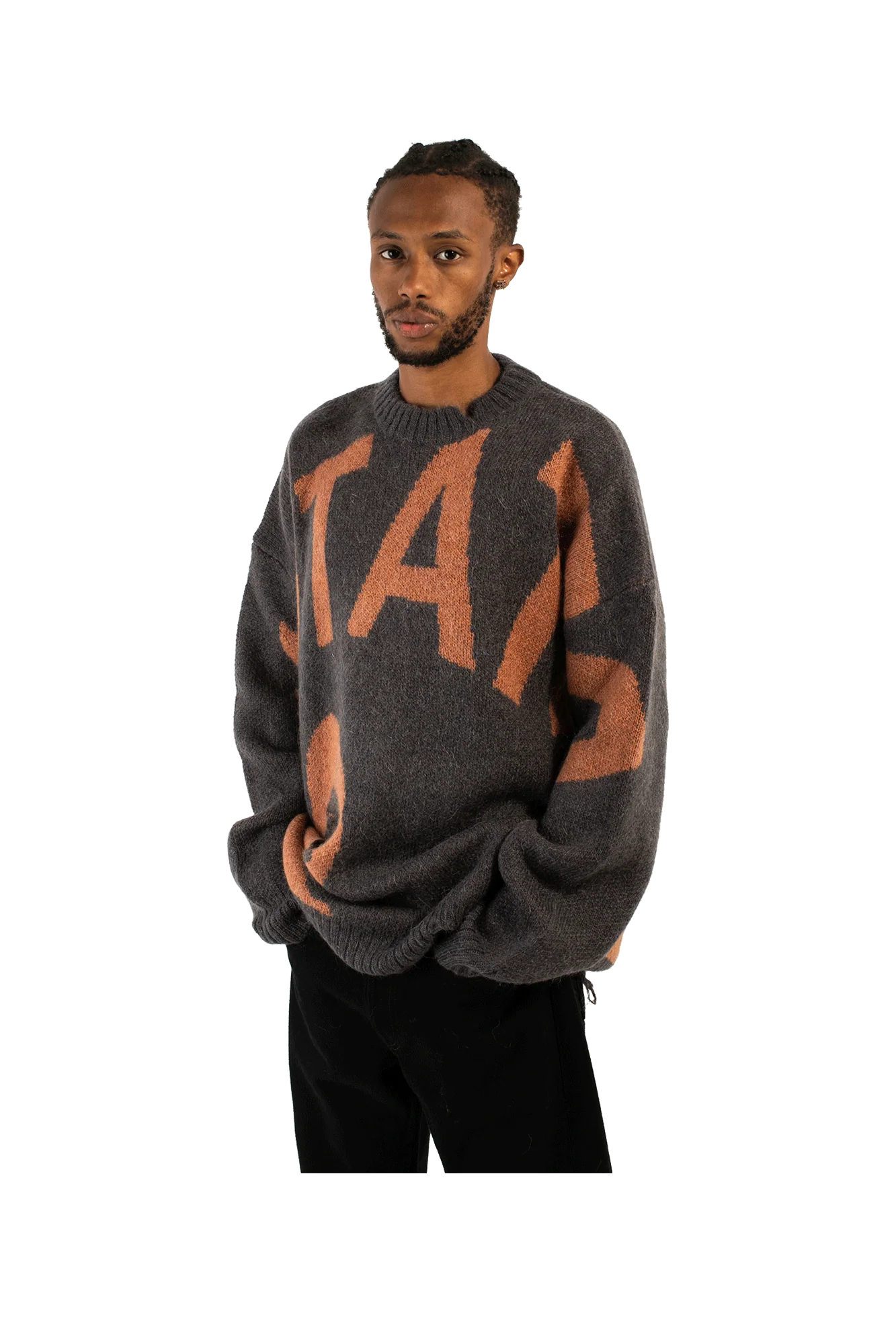 Mutate Distressed Creneck Sweater - Image 4