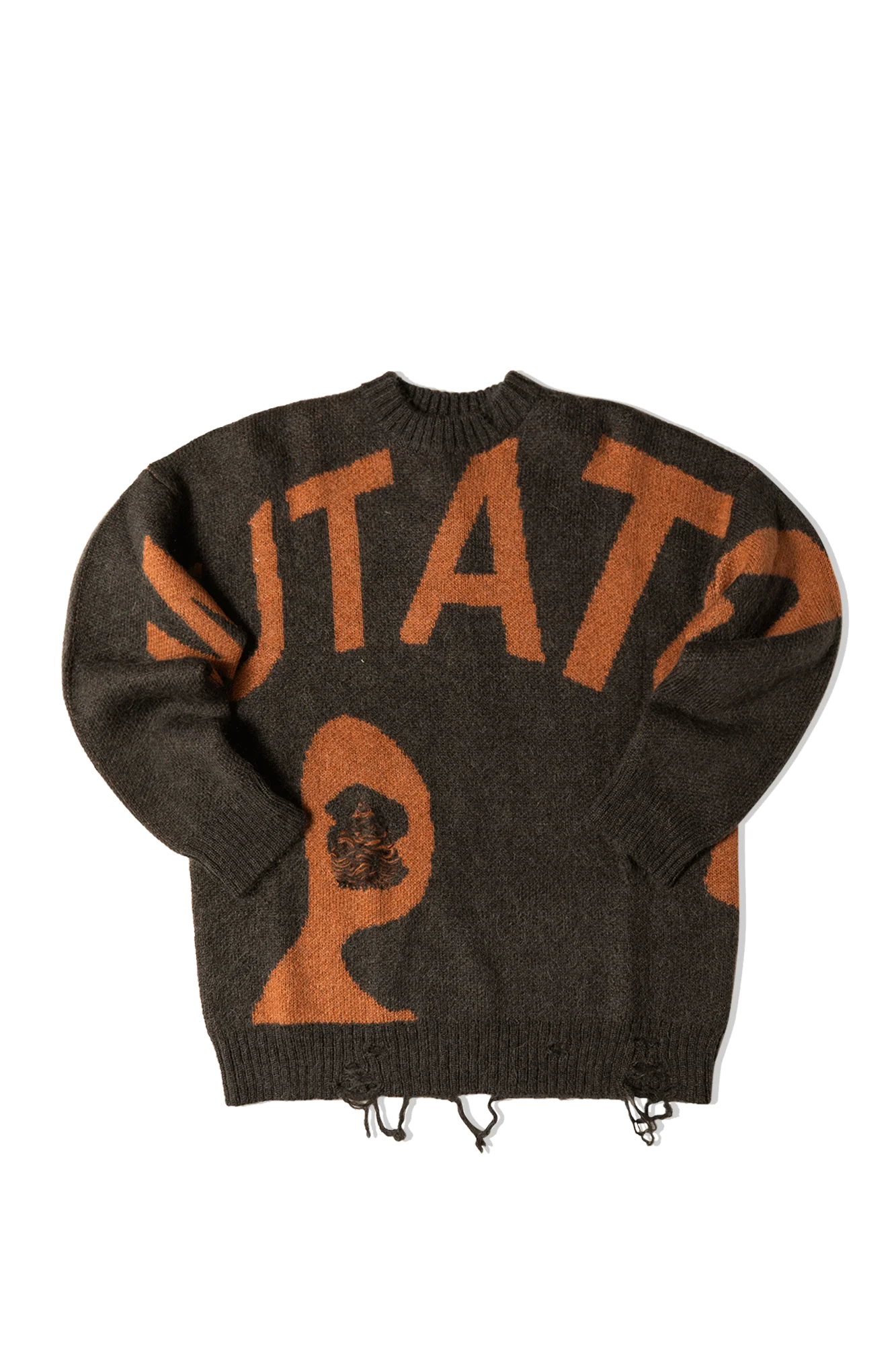 Mutate Distressed Creneck Sweater - Image 7