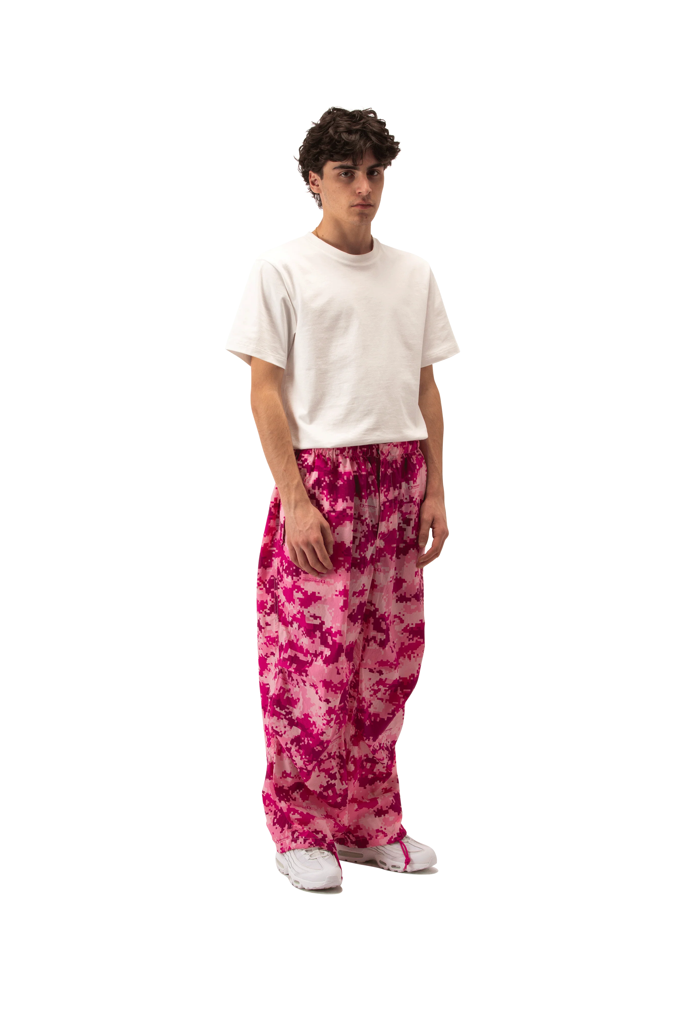 Pink Digi Camo Track Pants - Image 2