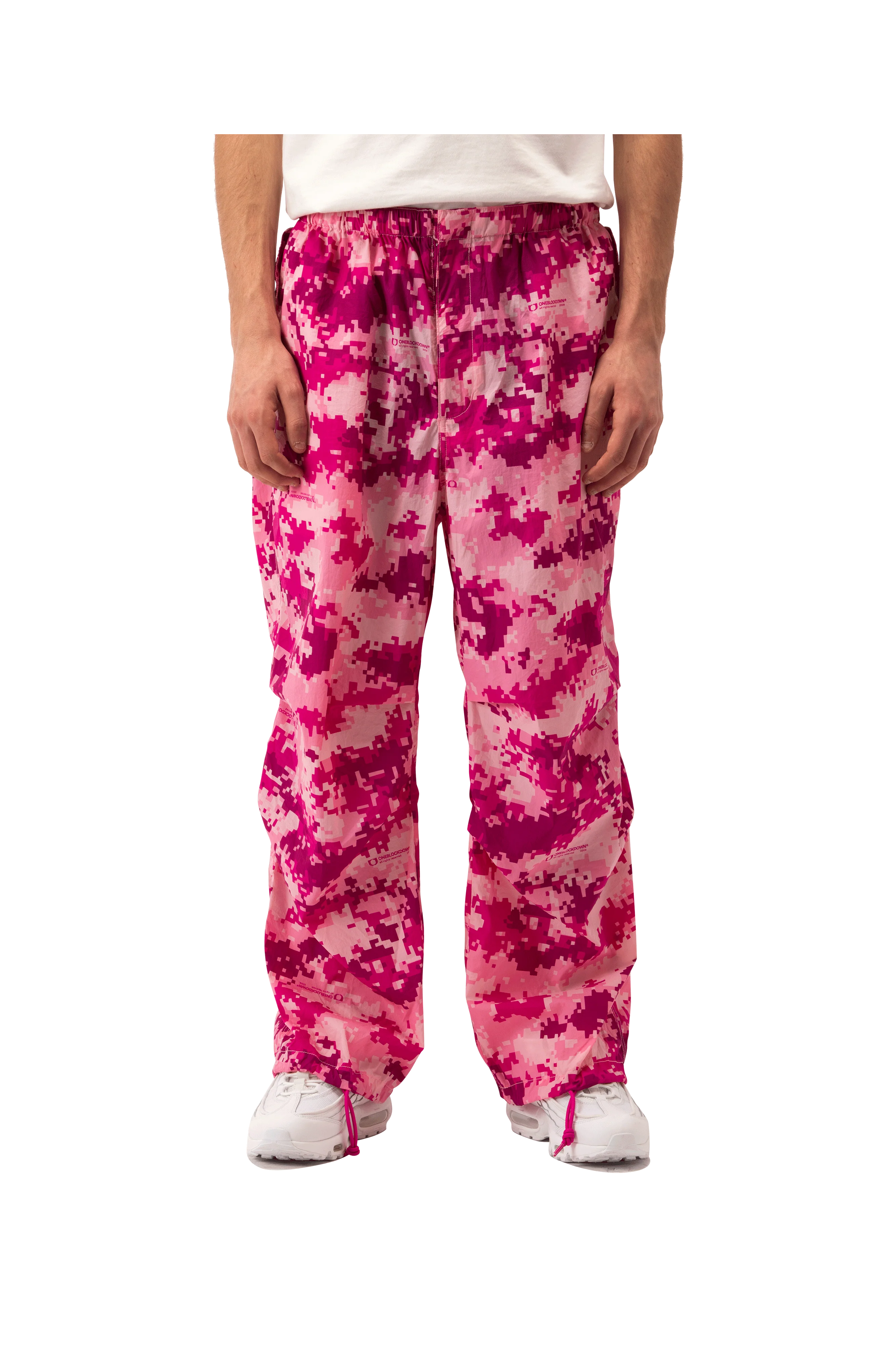 Pink Digi Camo Track Pants - Image 8