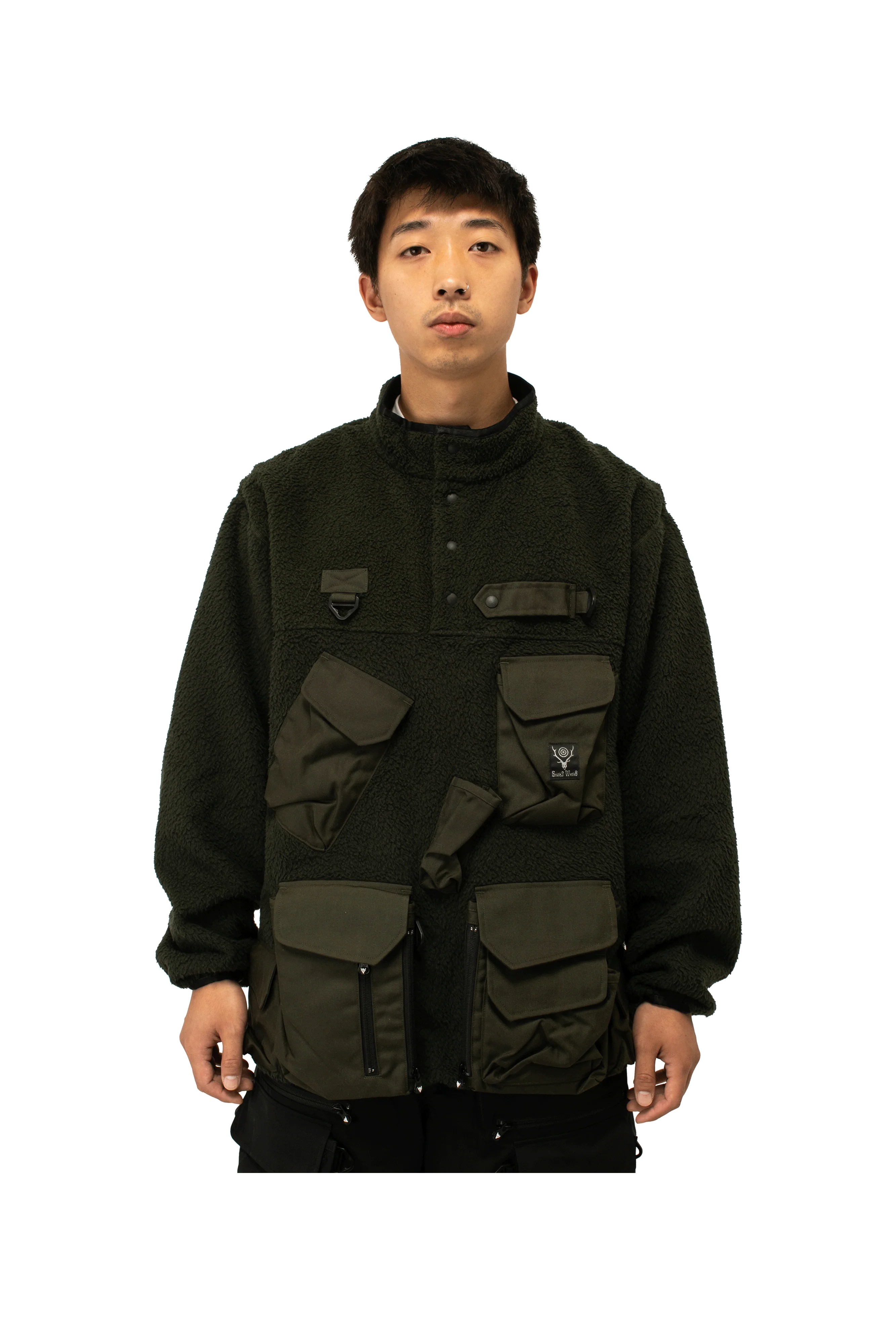 Poly Fleece Tenkara Trout Pullover Jacket - Image 9
