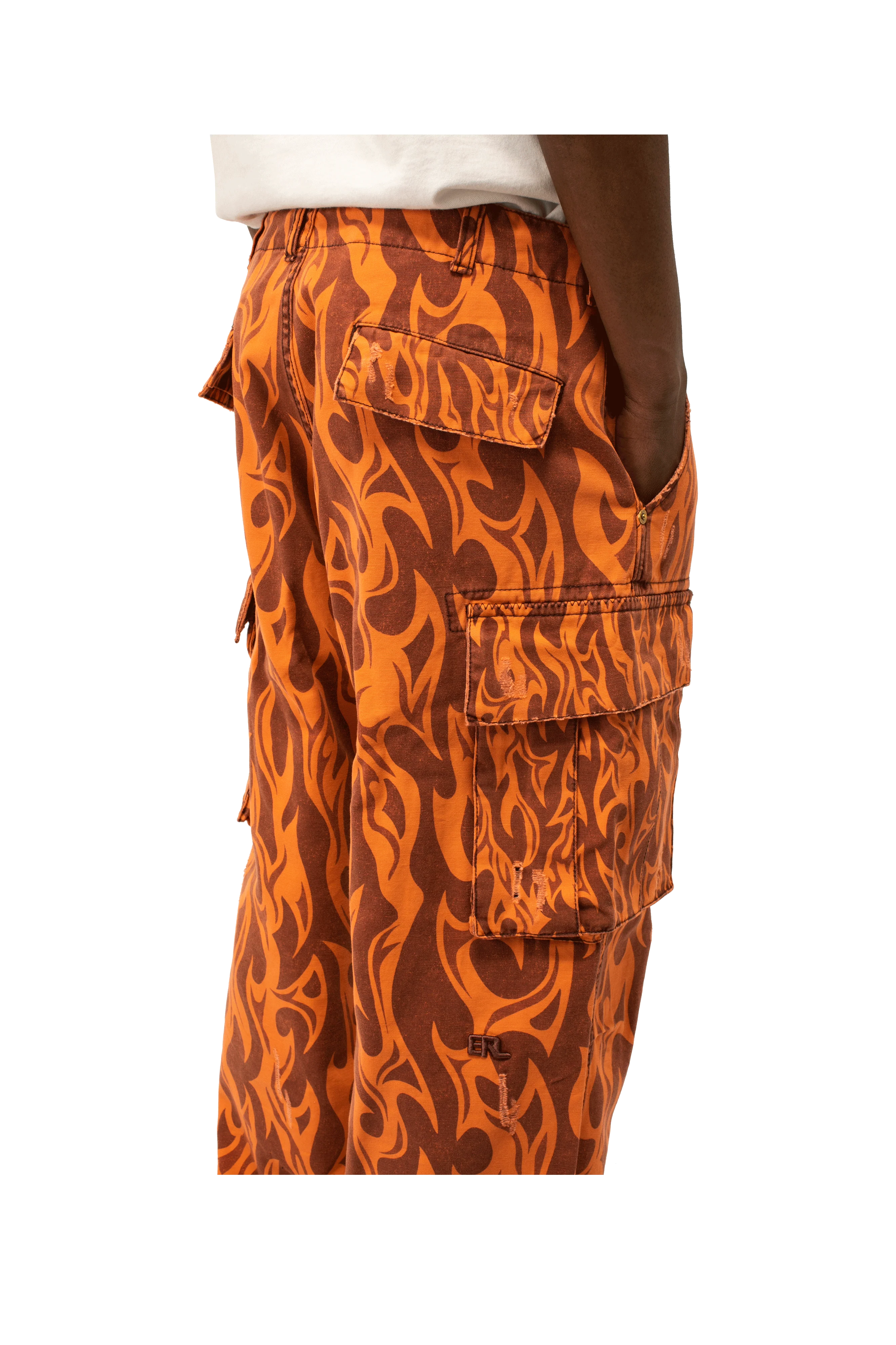 Printed Cargo Pants Woven - Image 4