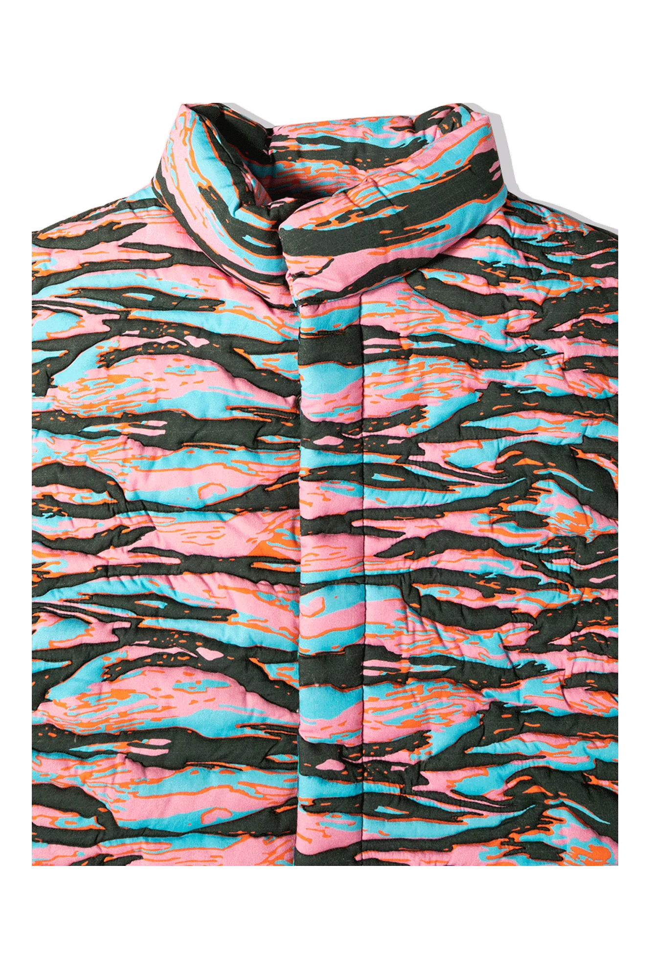 Printed Quilted Puffer Vest - Image 5