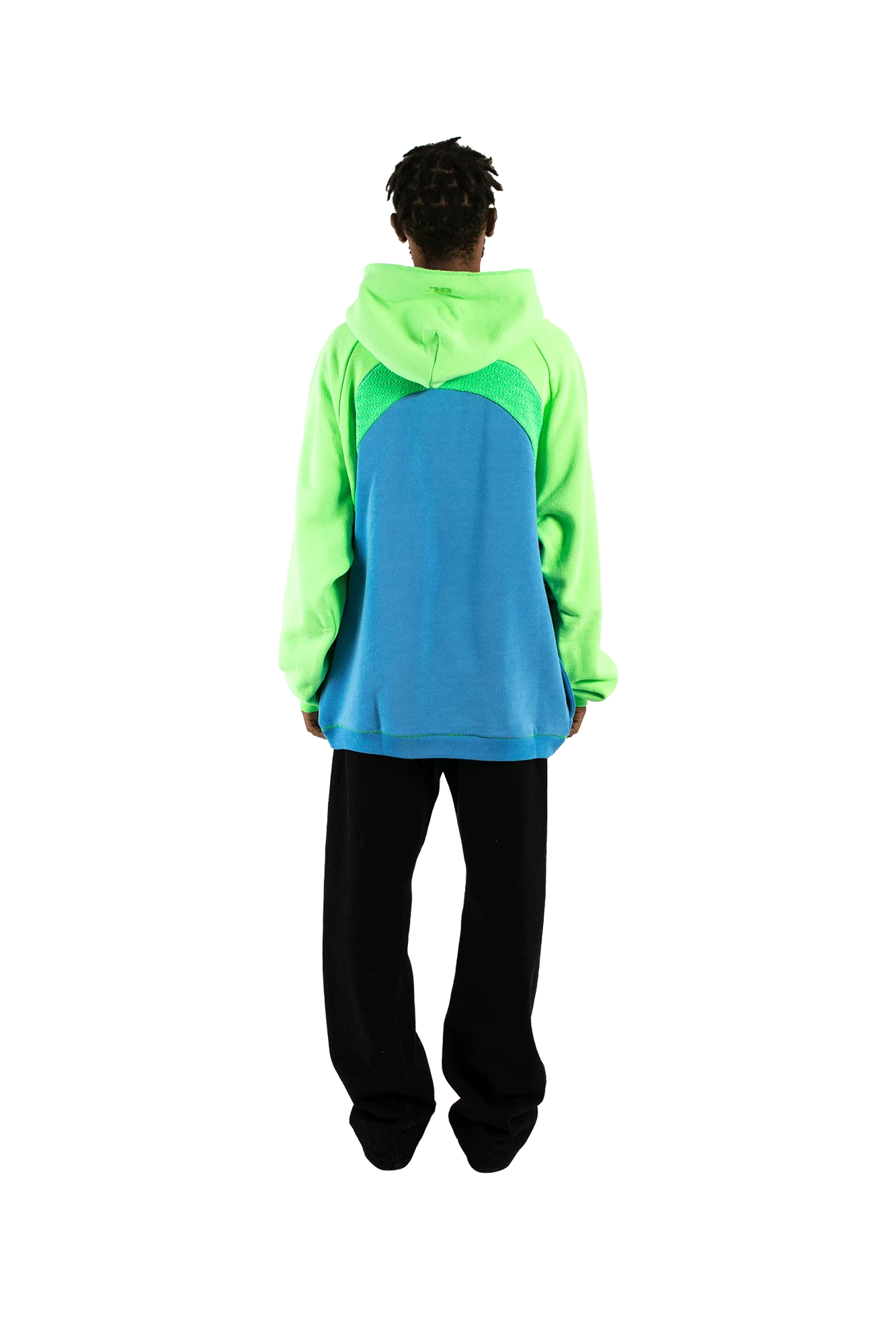 Rainbow Hooded Knit Sweater - Image 3