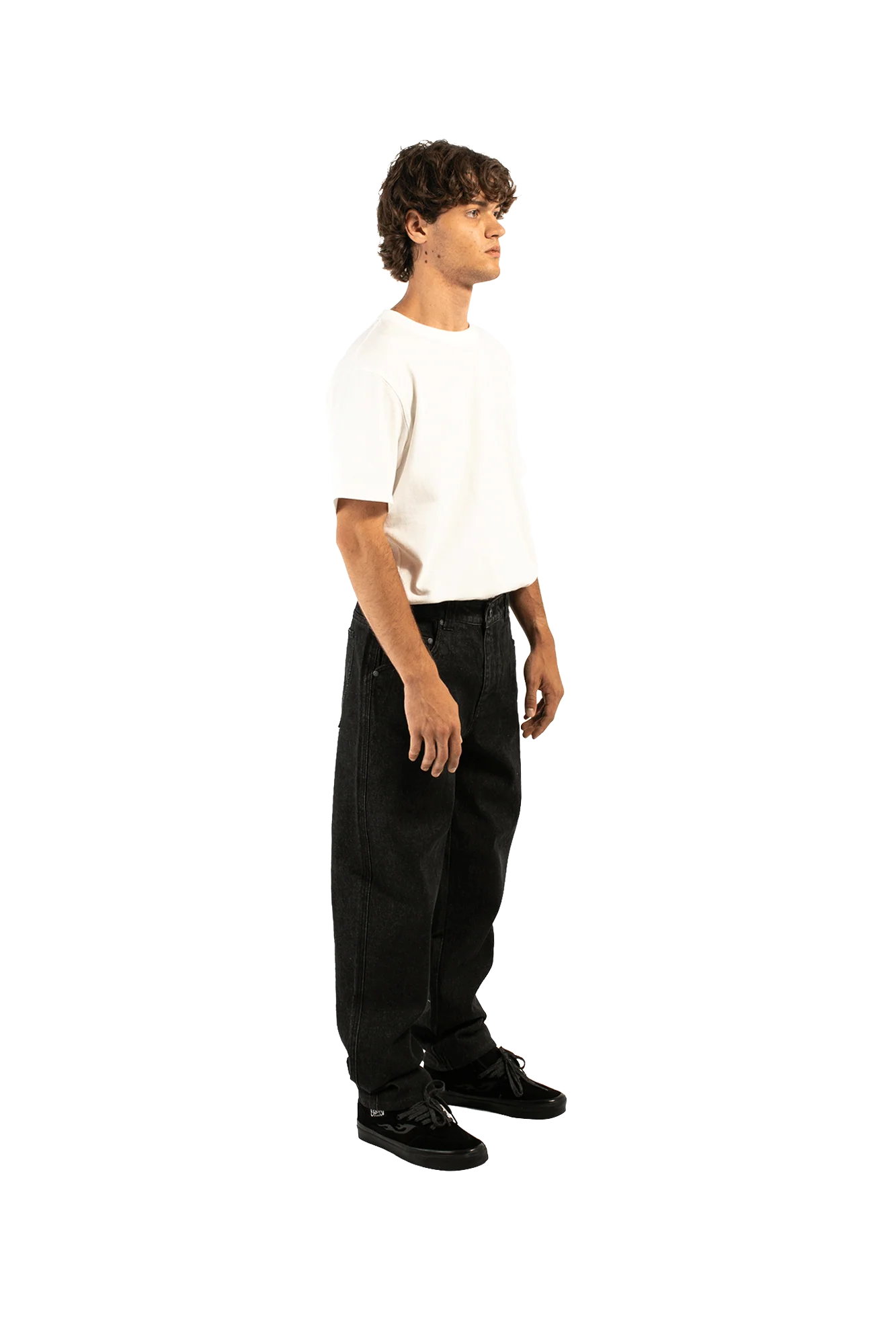 Relaxed Denim Pants - Image 2